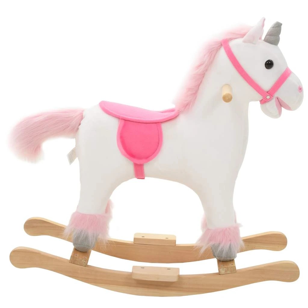 2 Vidaxl Rocking Animal Unicorn Plush And - Multi, 2 of 5