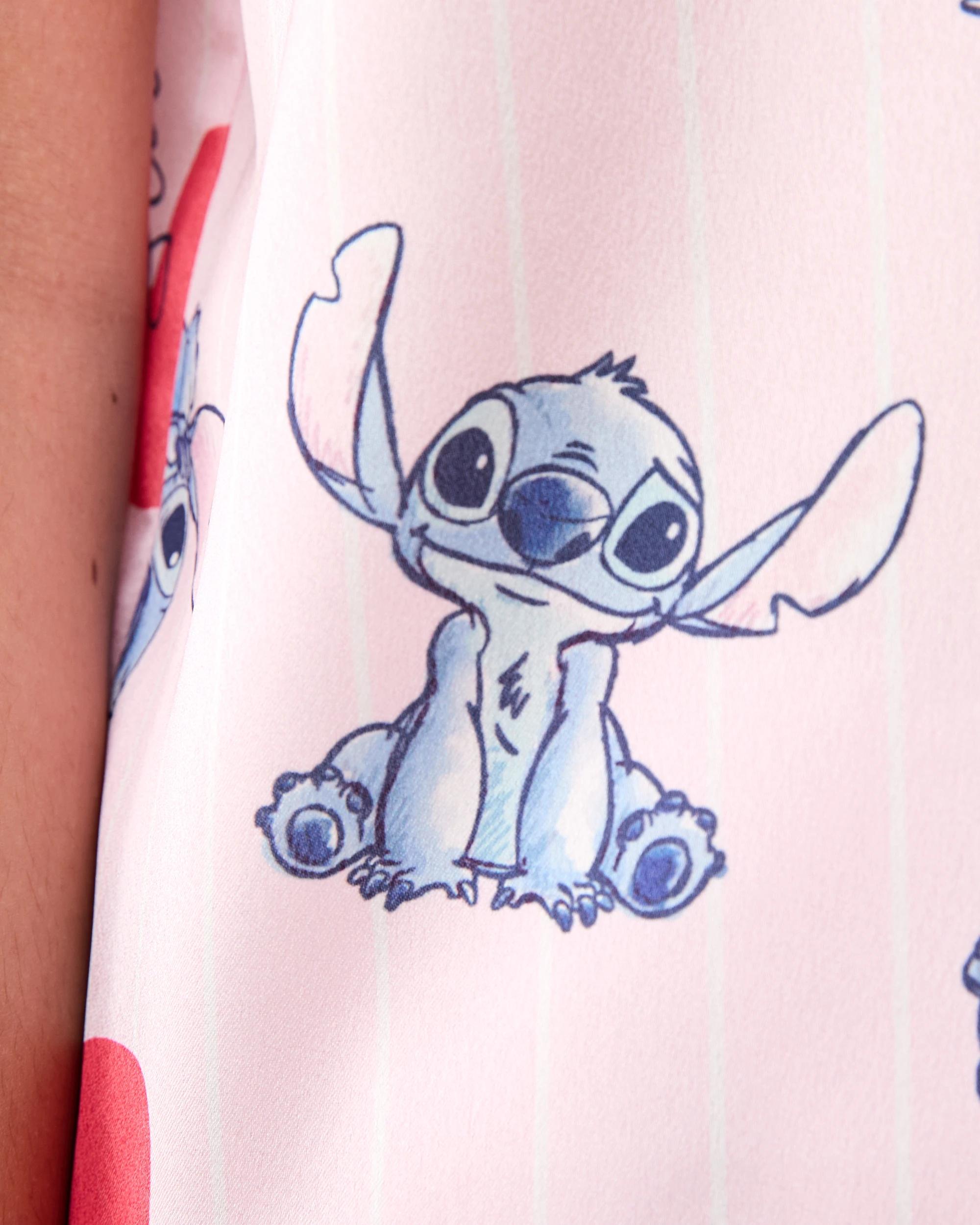 7 Disney Lilo & Stitch License Satin Pyjama Set Stitch, 7 of 8
