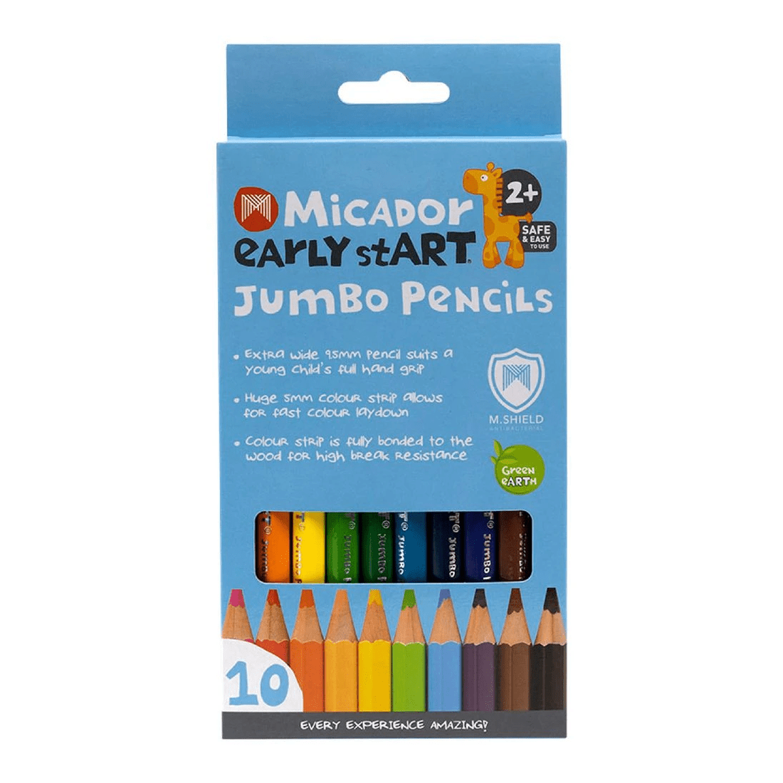 1 Micador early stART Jumbo Pencils 10 Pack, 1 of 6