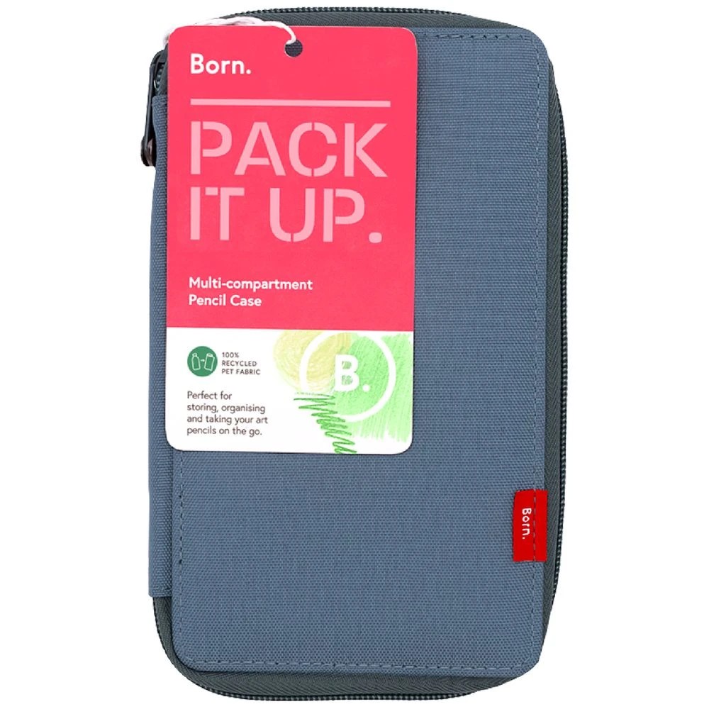 1 Born Pencil Case Black, 1 of 4