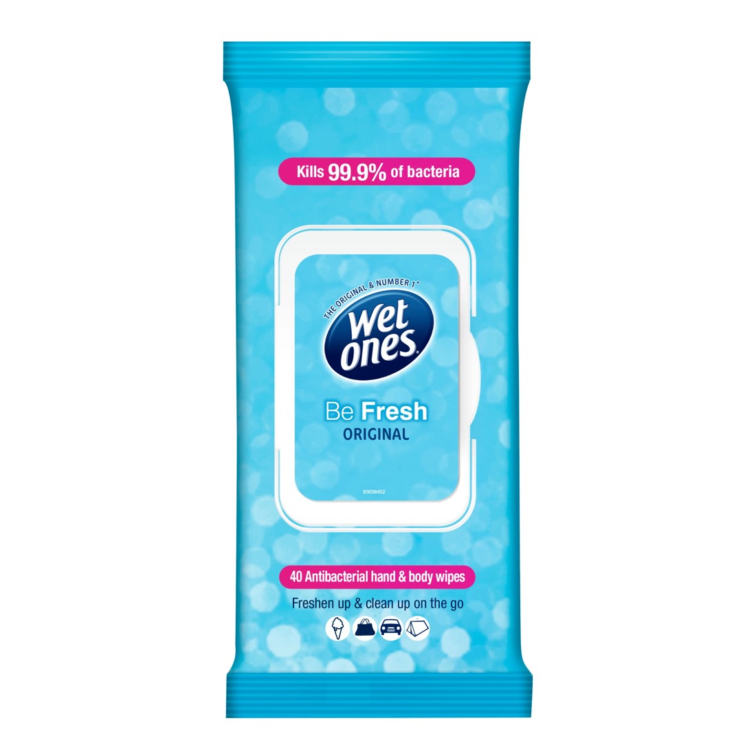 1 Wet Ones 40 Pack Be Fresh Wipes, 1 of 2