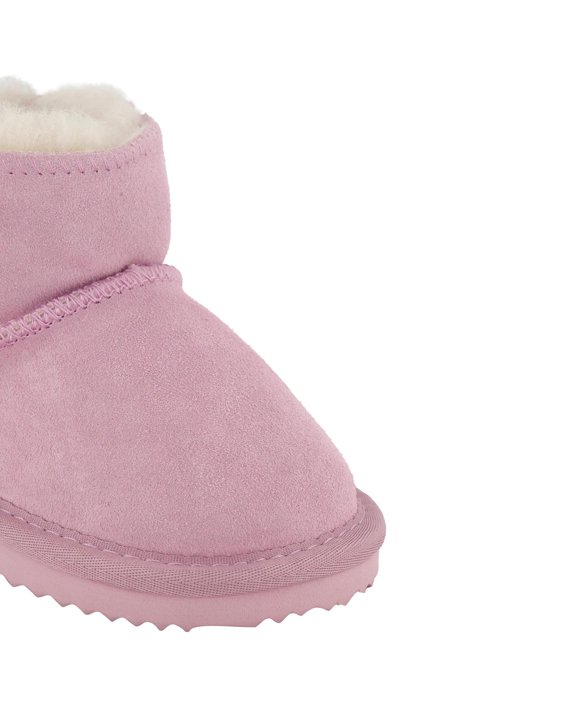 4 UGG Baby Suede Slipper Boots Pink, 4 of 5