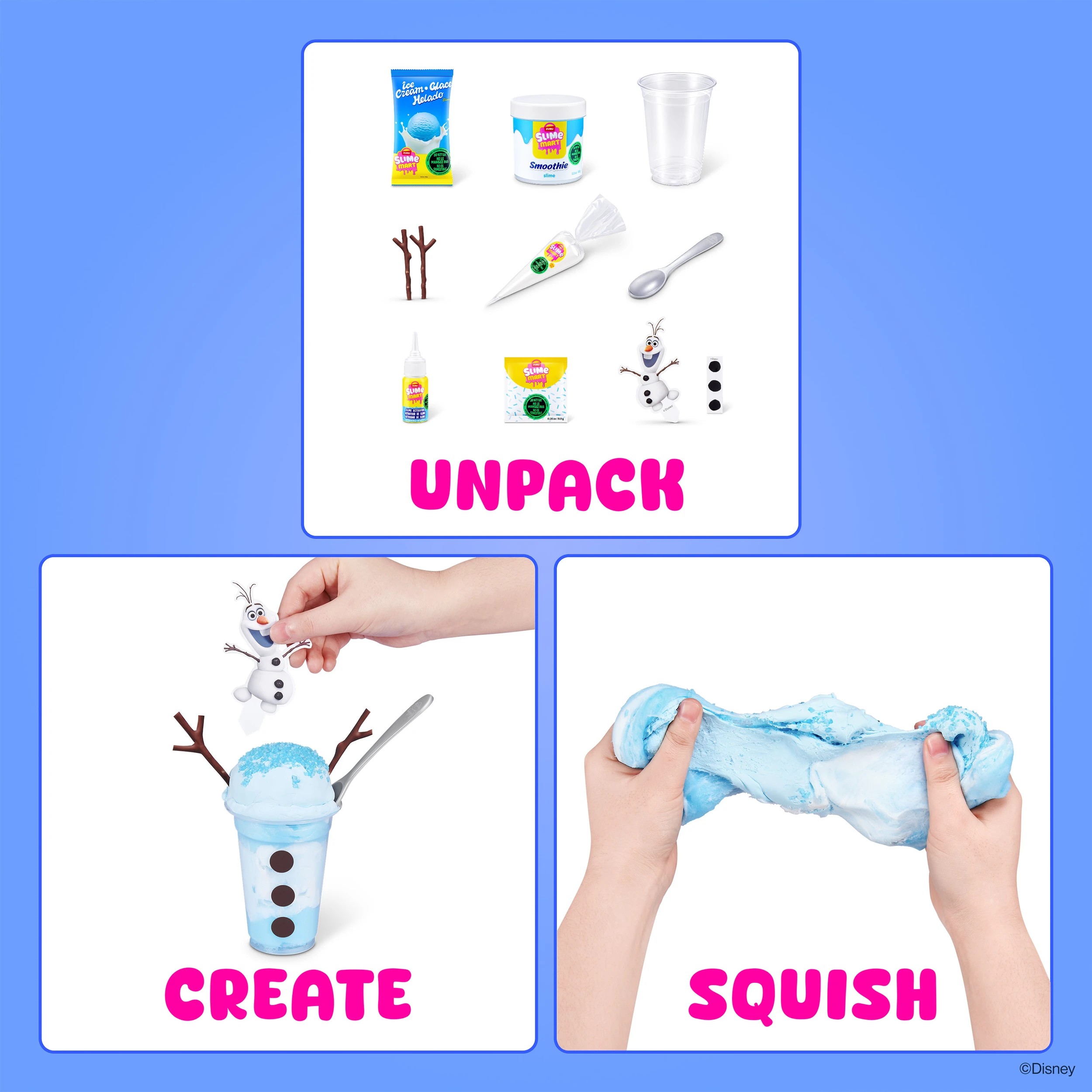 4 12 Piece ZURU Slime Mart Disney Shopping Bag Frozen Ice Cream, 4 of 10