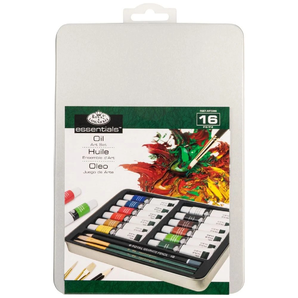 1 Royal & Langnickel Oil Paint Medium Tin Set 15 Piece, 1 of 5