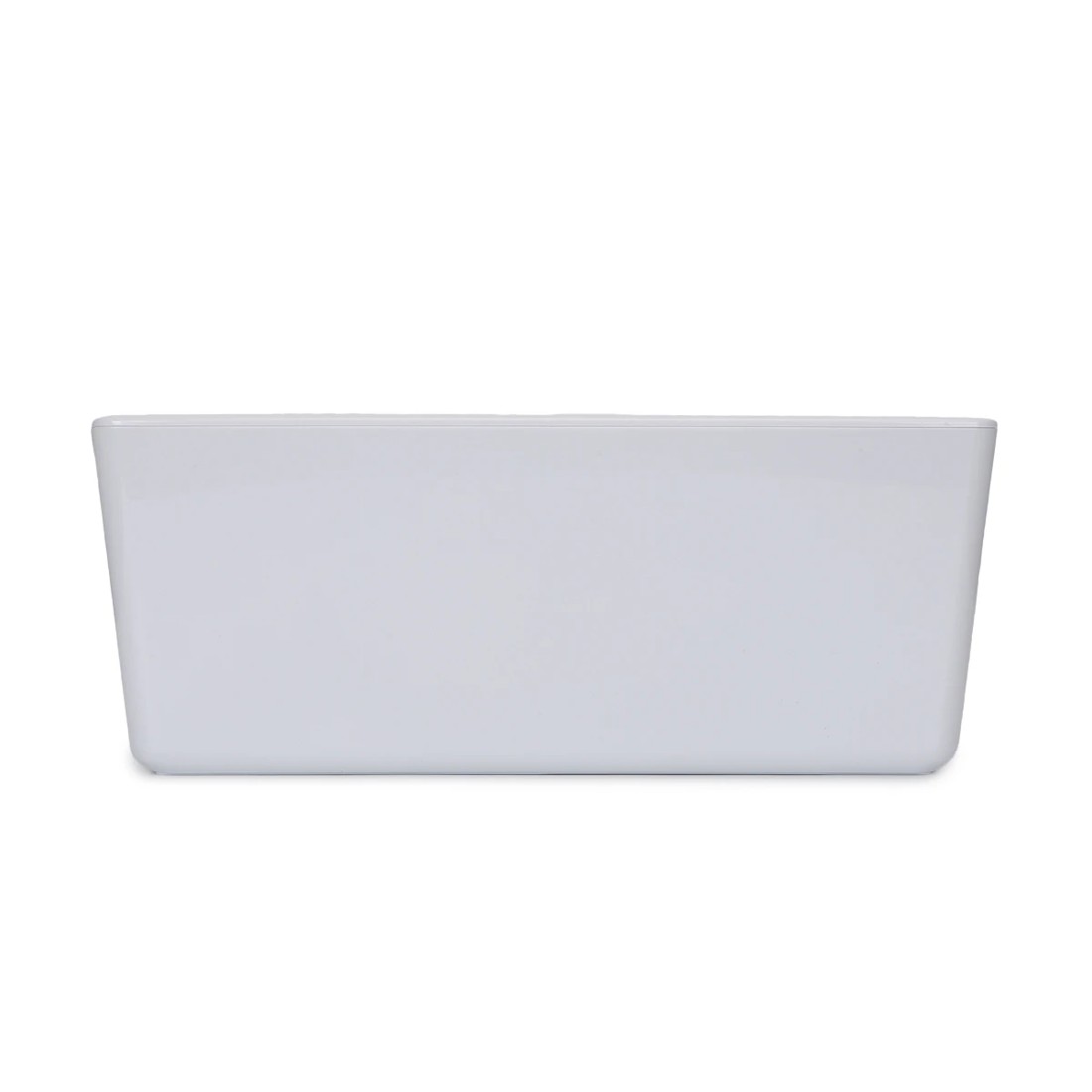 3 5L Smooth and Shiny Plastic Tub - White, 3 of 7