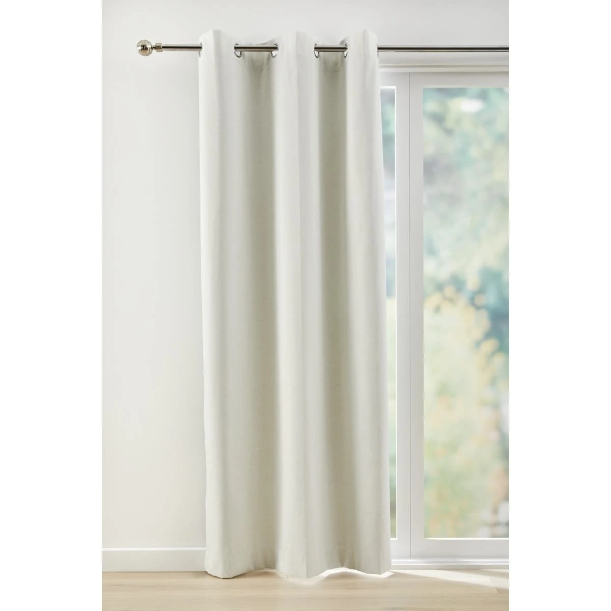 1 Valletta Block Out Curtain - Snow, 1 of 5