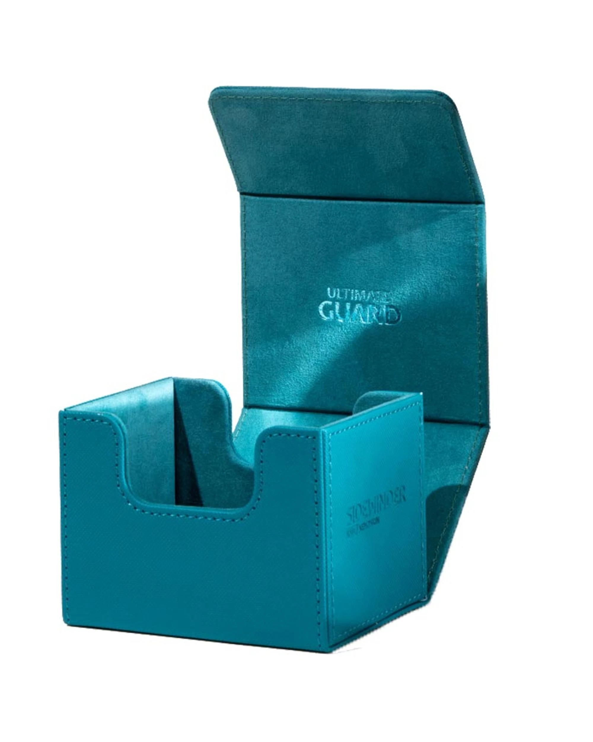 6 Ultimate Guard Sidewinder 100+ Xenoskin Monocolor Deck Box - Petrol, 6 of 6