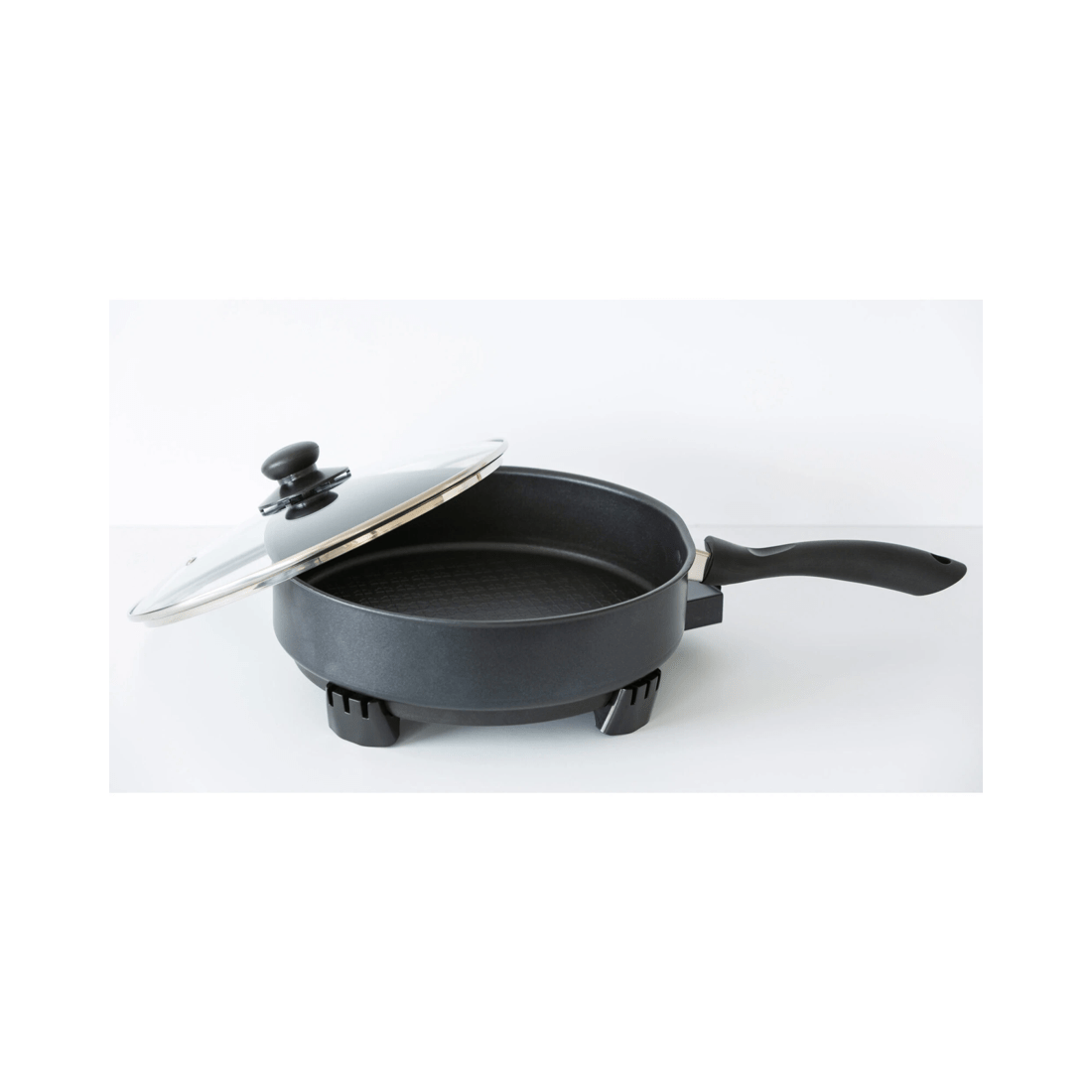 3 Healthy Choice Non-stick Electric Skillet Fry Pan with 5 Temperature settings, 3 of 5