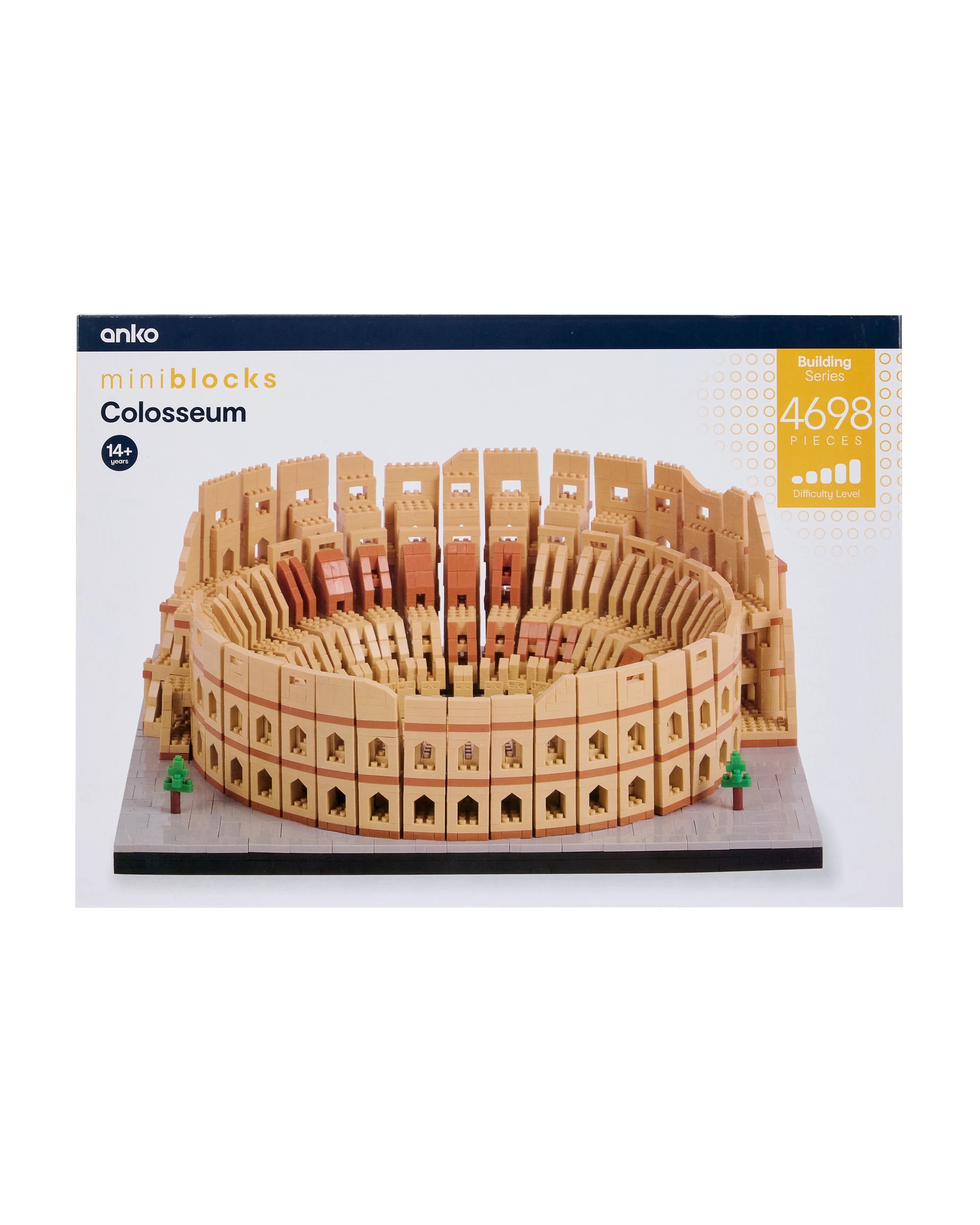 1 4698 Piece Mini Blocks Building Series: Colosseum, 1 of 4