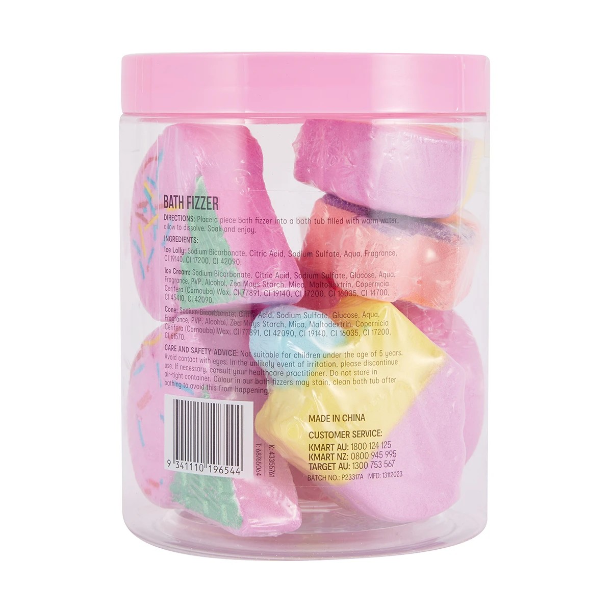 7 OXX Bodycare 9 Piece Multi Bath Fizzers - Ice Cream, 7 of 7