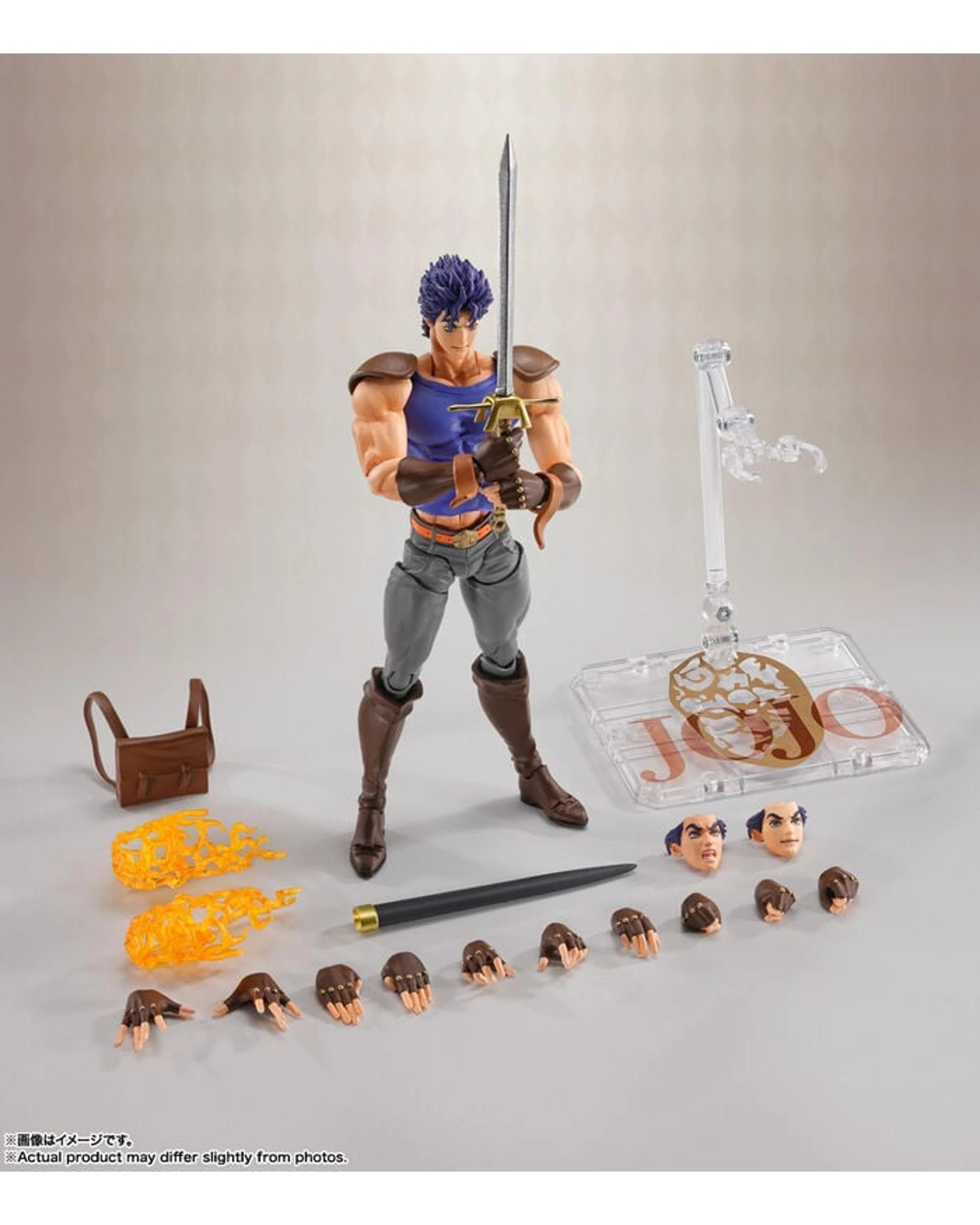 9 Tamashii Nations S.H.Figuarts Jojo's Bizarre Adventure Phantom Blood Jonathan Josestar Figure, 9 of 10