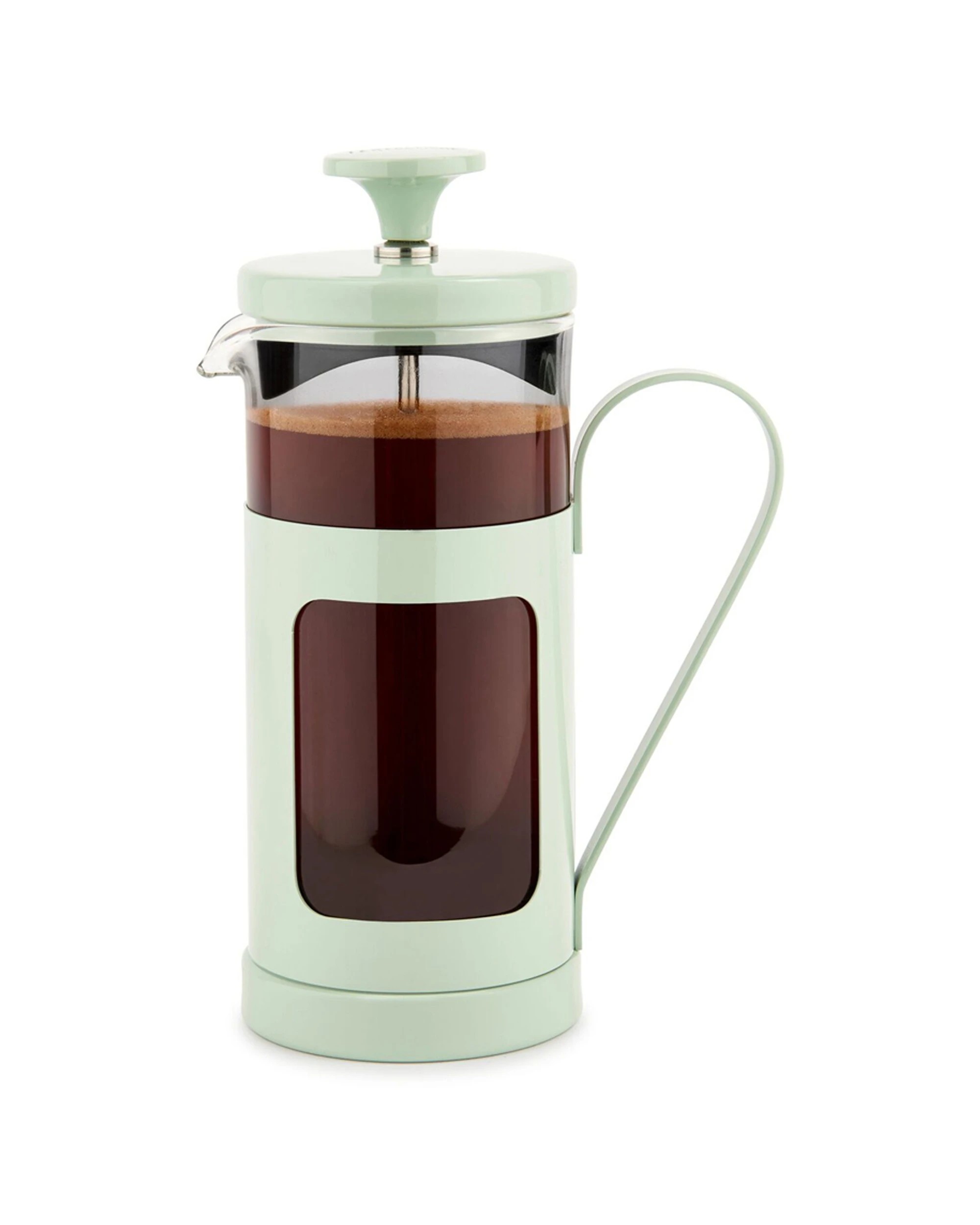3 La Cafetiere Monaco 3-Cup 350ml Stainless Steel Glass French Press - Green, 3 of 7