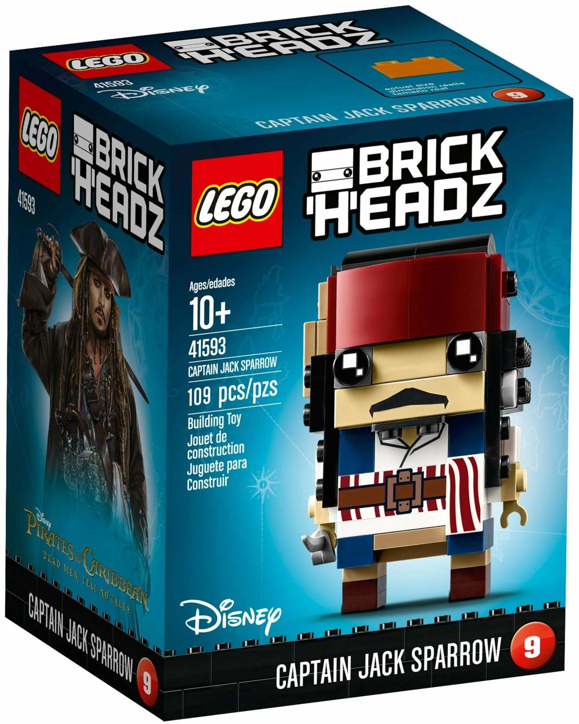 1 LEGO 41593 BrickHeadz Captain Jack Sparrow, 1 of 2