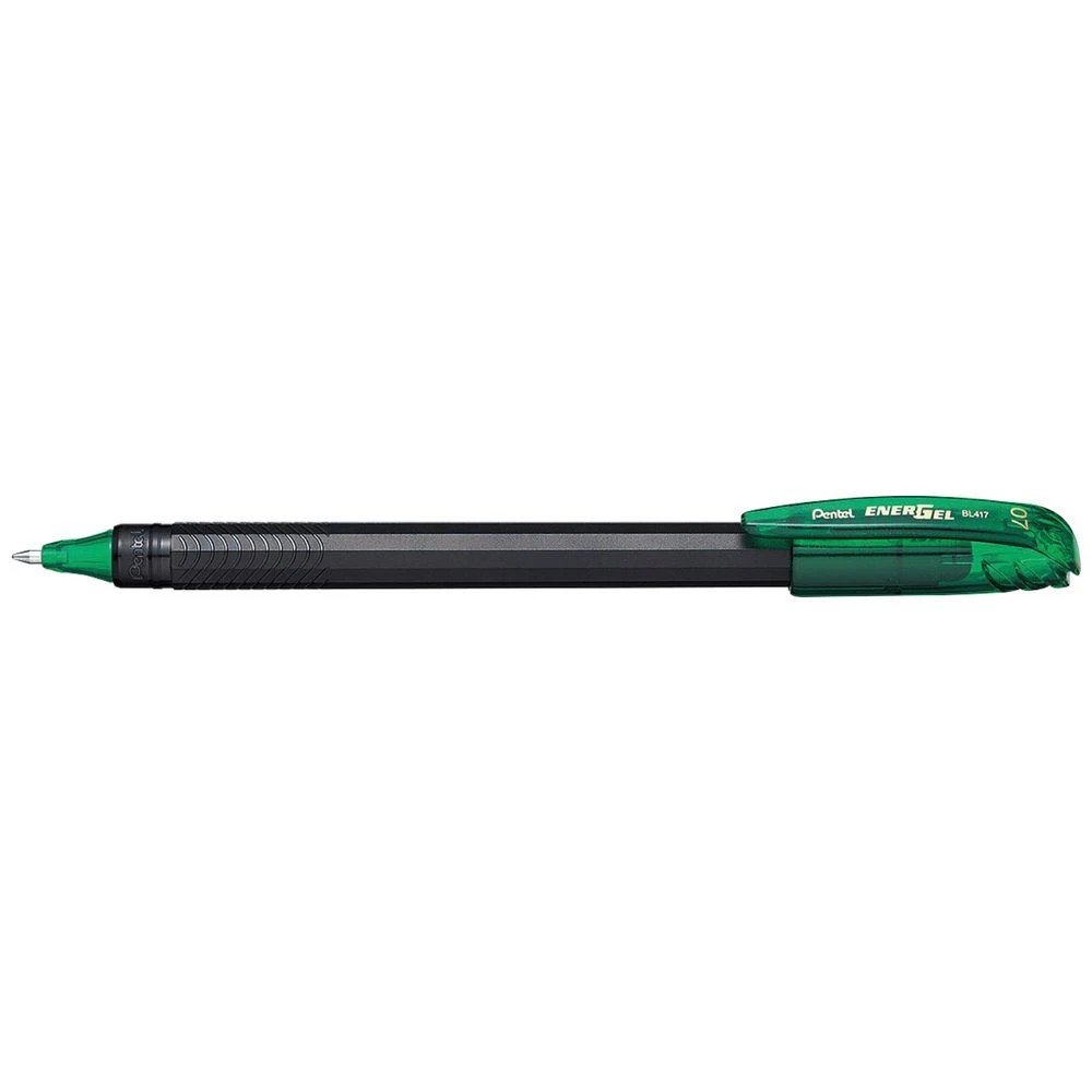 1 Pentel Energel BL417 Pen 0.7mm Green, 1 of 1