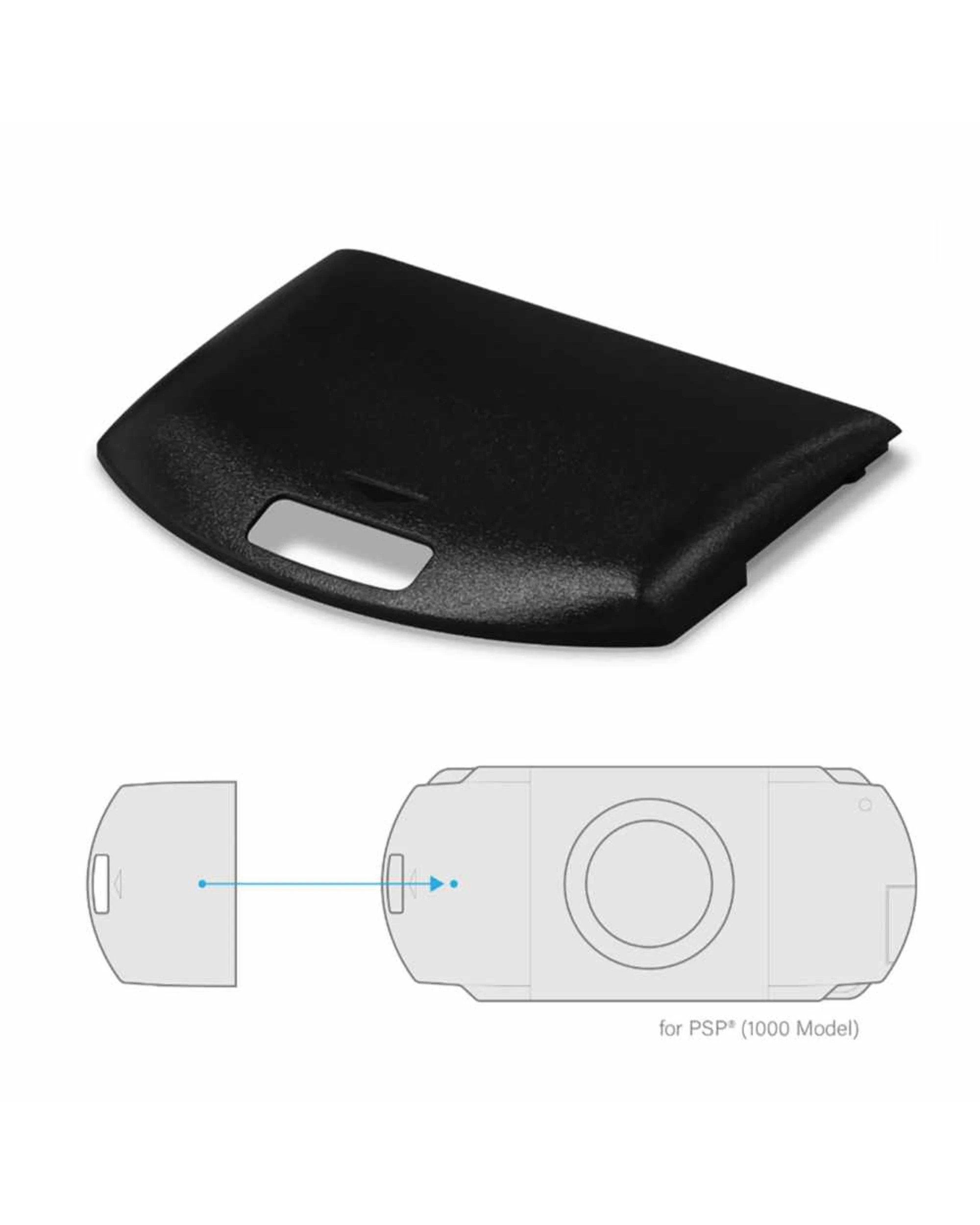 2 Hyperkin PSP 1000 Back Door Battery Cover - Black, 2 of 2
