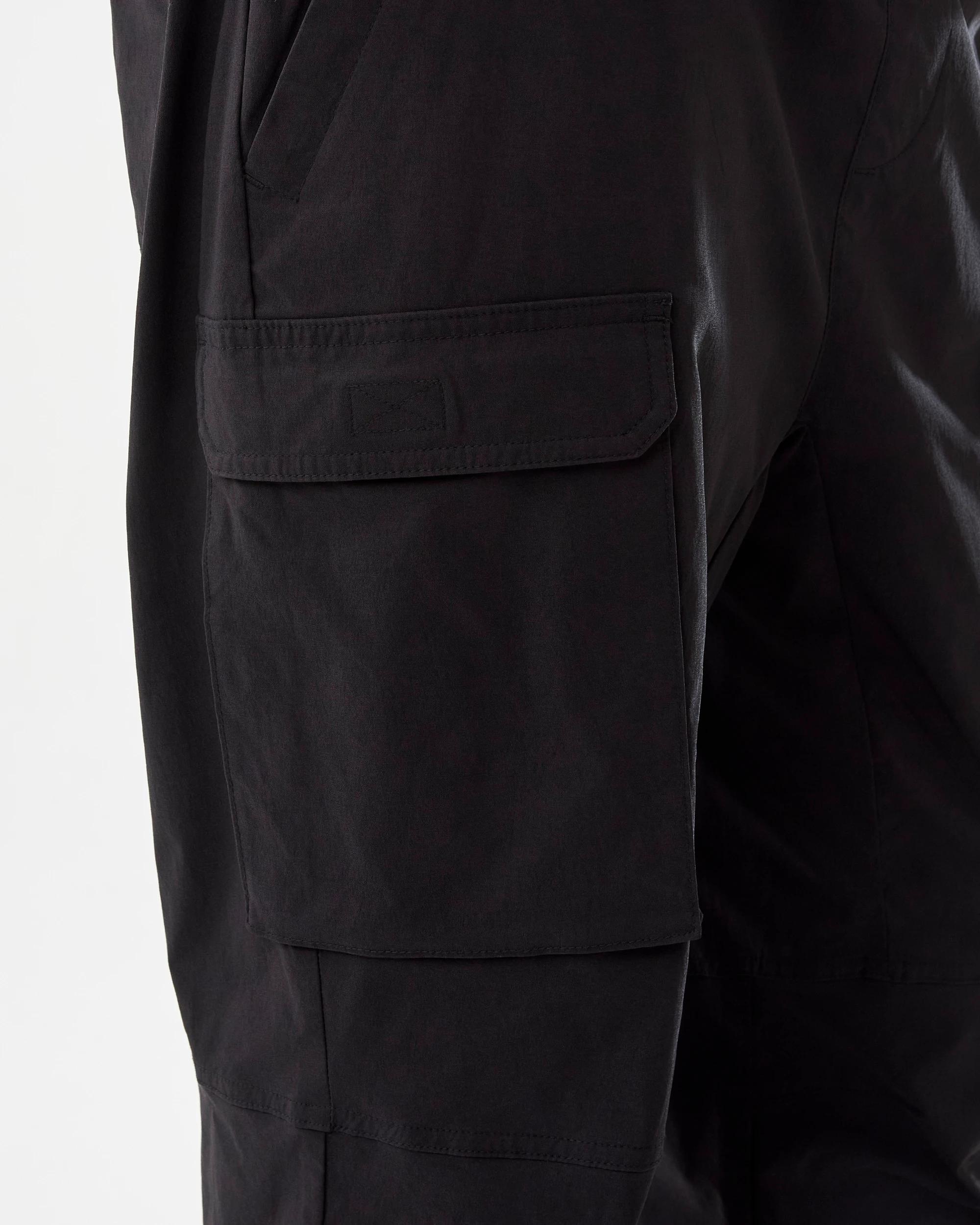 6 Active Mens Woven Cargo Pants Black, 6 of 6