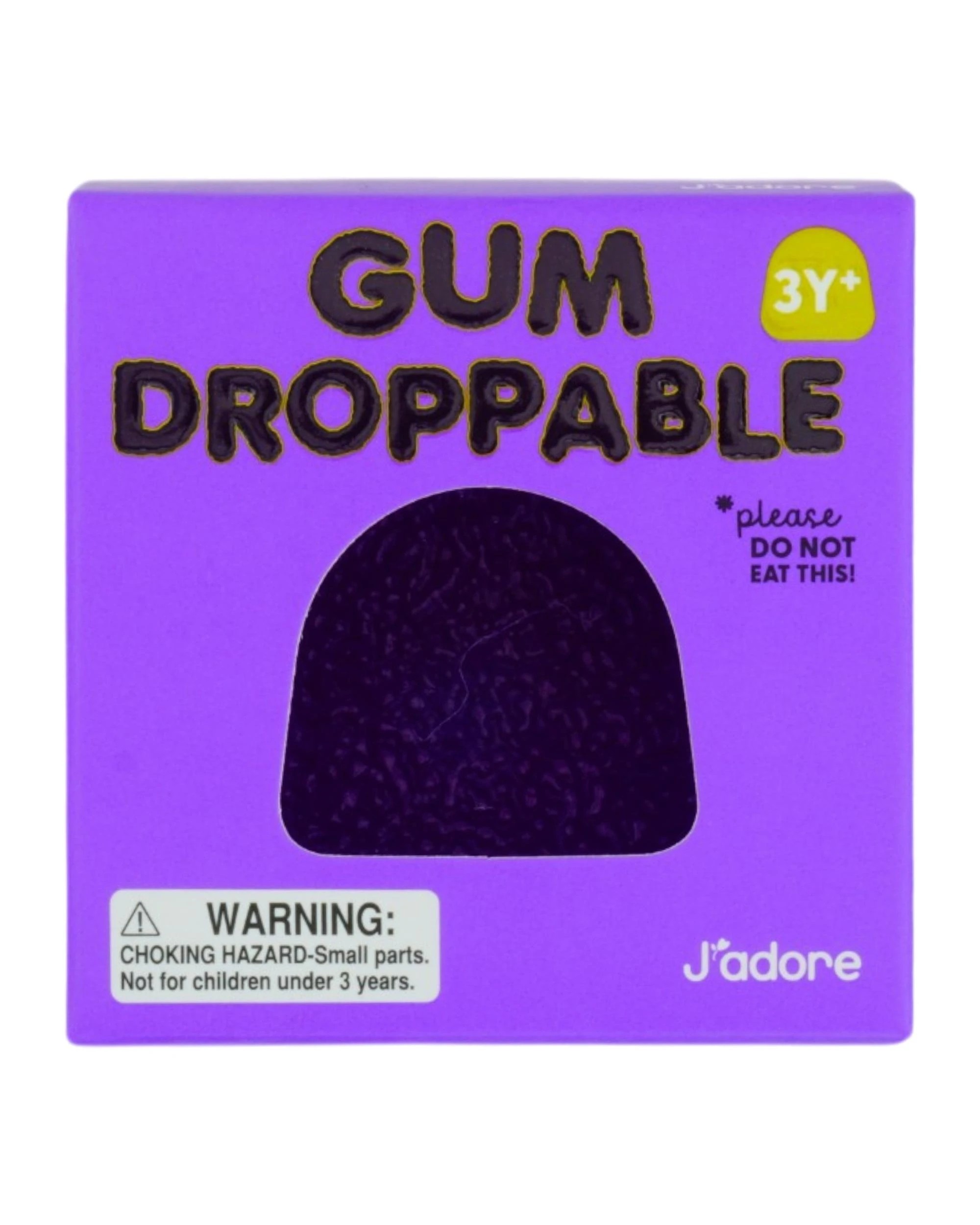 1 J'adore Gum Droppable Squishy - Purple, 1 of 3