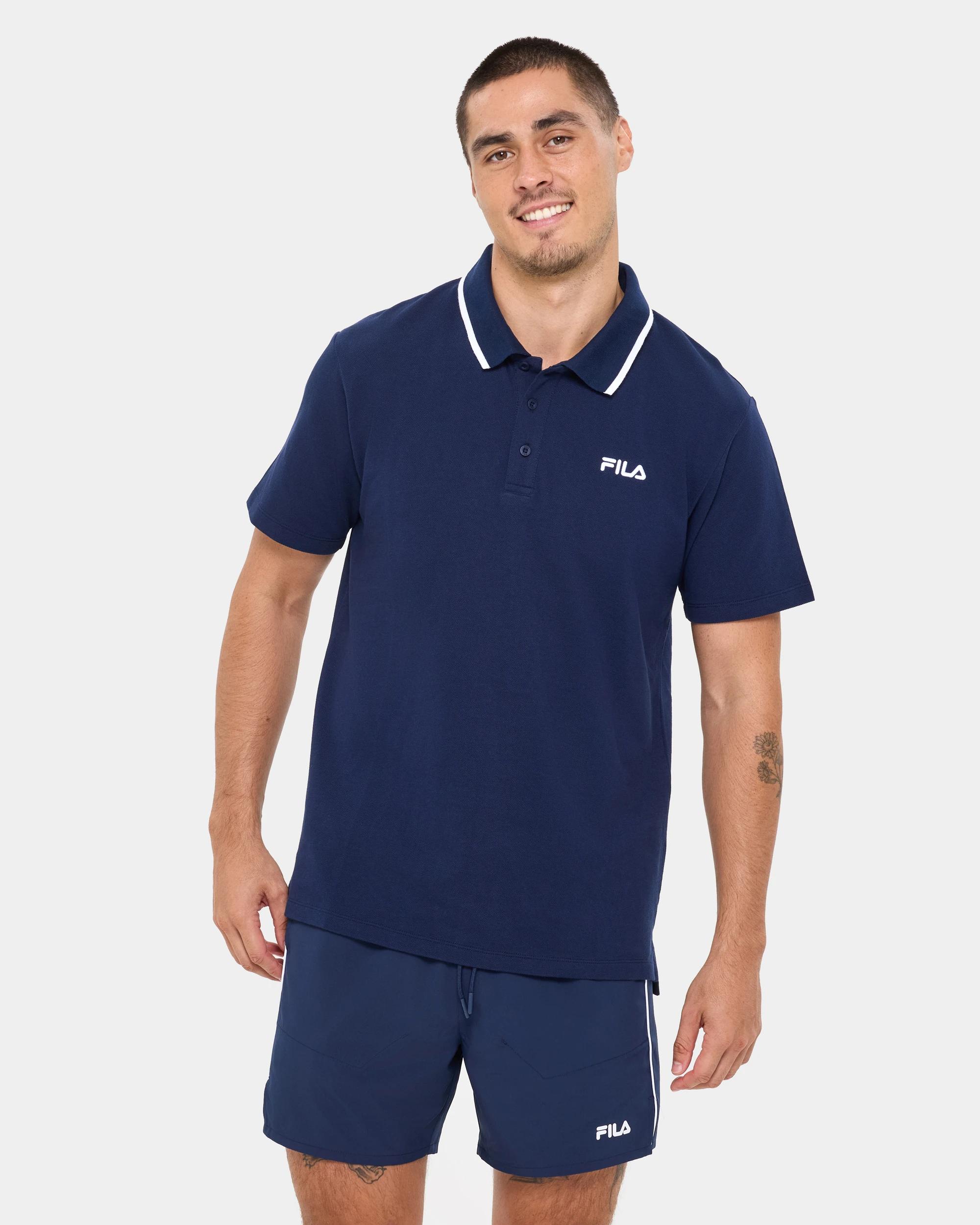 1 Fila Dante Polo Top NAVY, 1 of 6