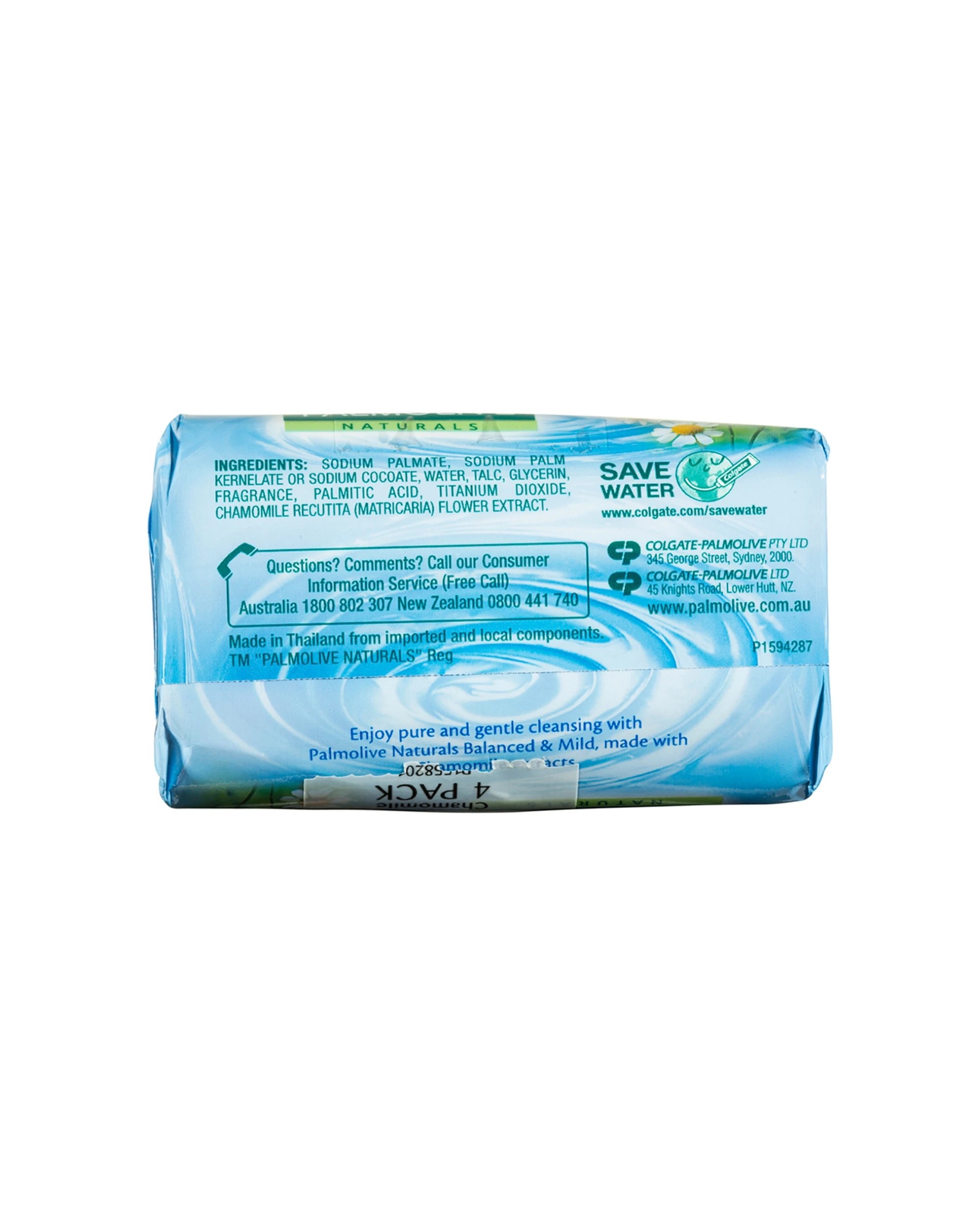 6 Palmolive 12x 4pc Naturals Balanced & Mild Soap Bar Chamomile Gentle Clean - Multi, 6 of 7