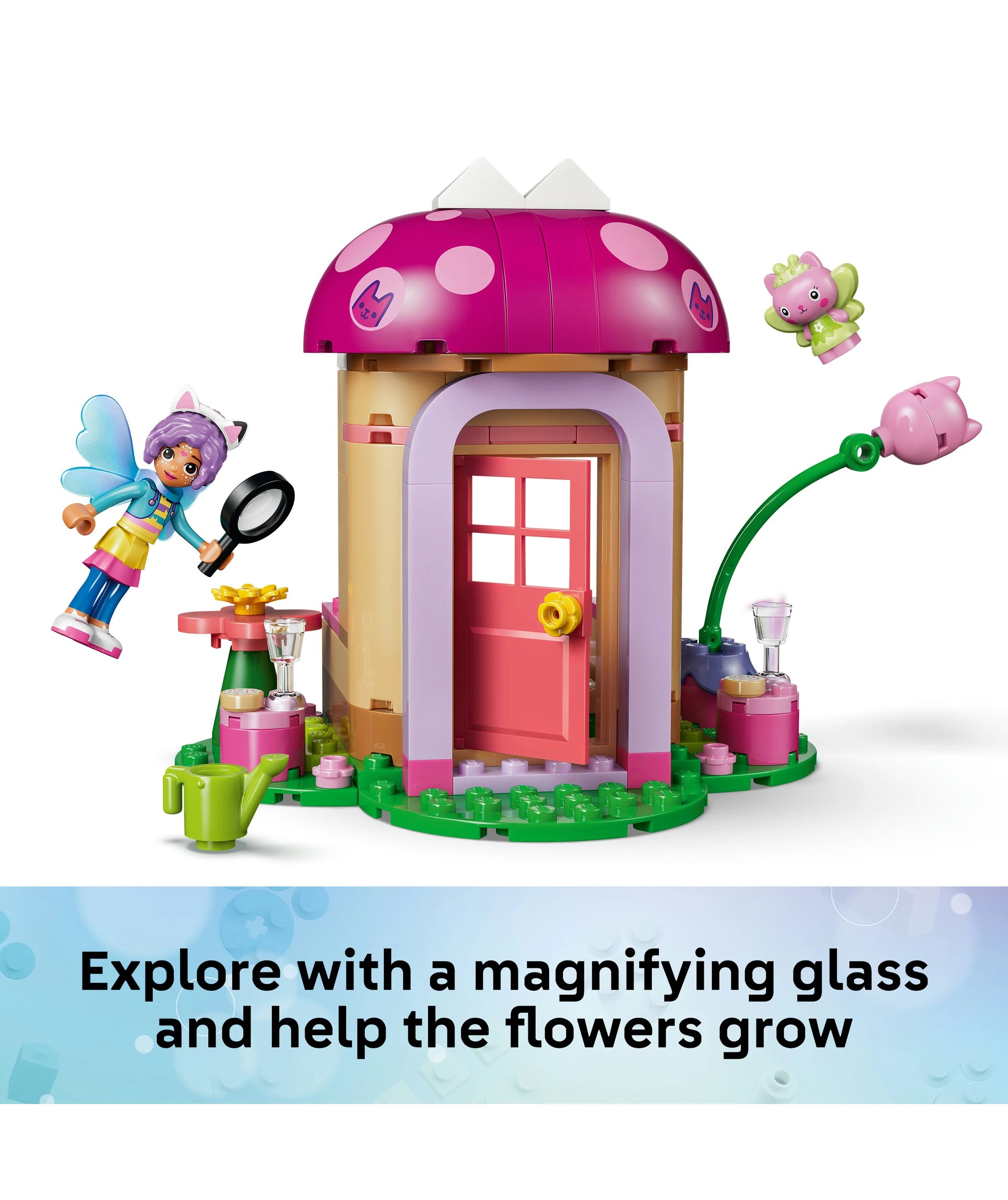 6 LEGO Gabby's Dollhouse Kitty Fairy's Garden House 11212, 6 of 10