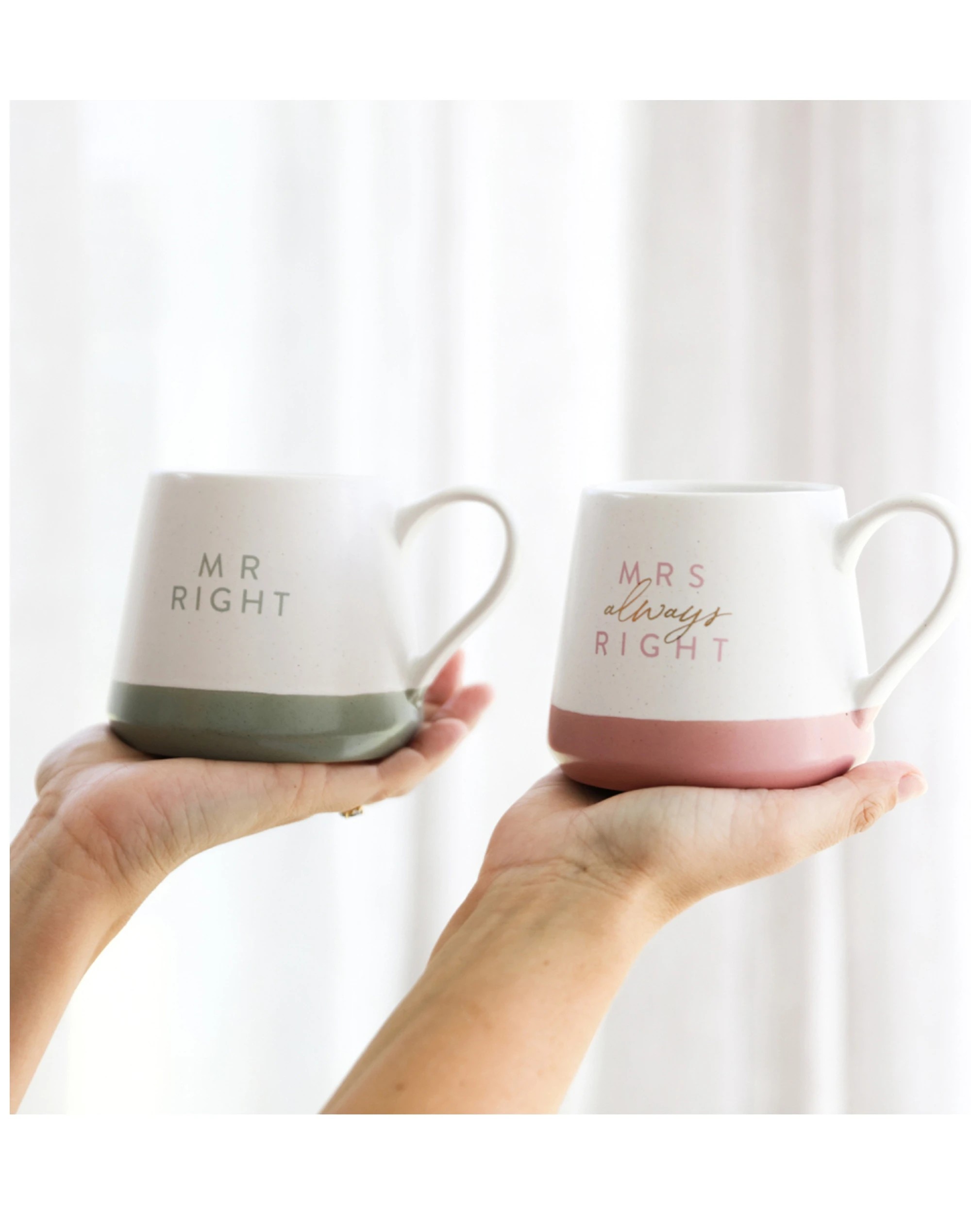 8 2pc Splosh Wedding Right 440ml Ceramic Mug/cup W/ Handle Coffee/tea Drinkware
 - Multi, 8 of 9