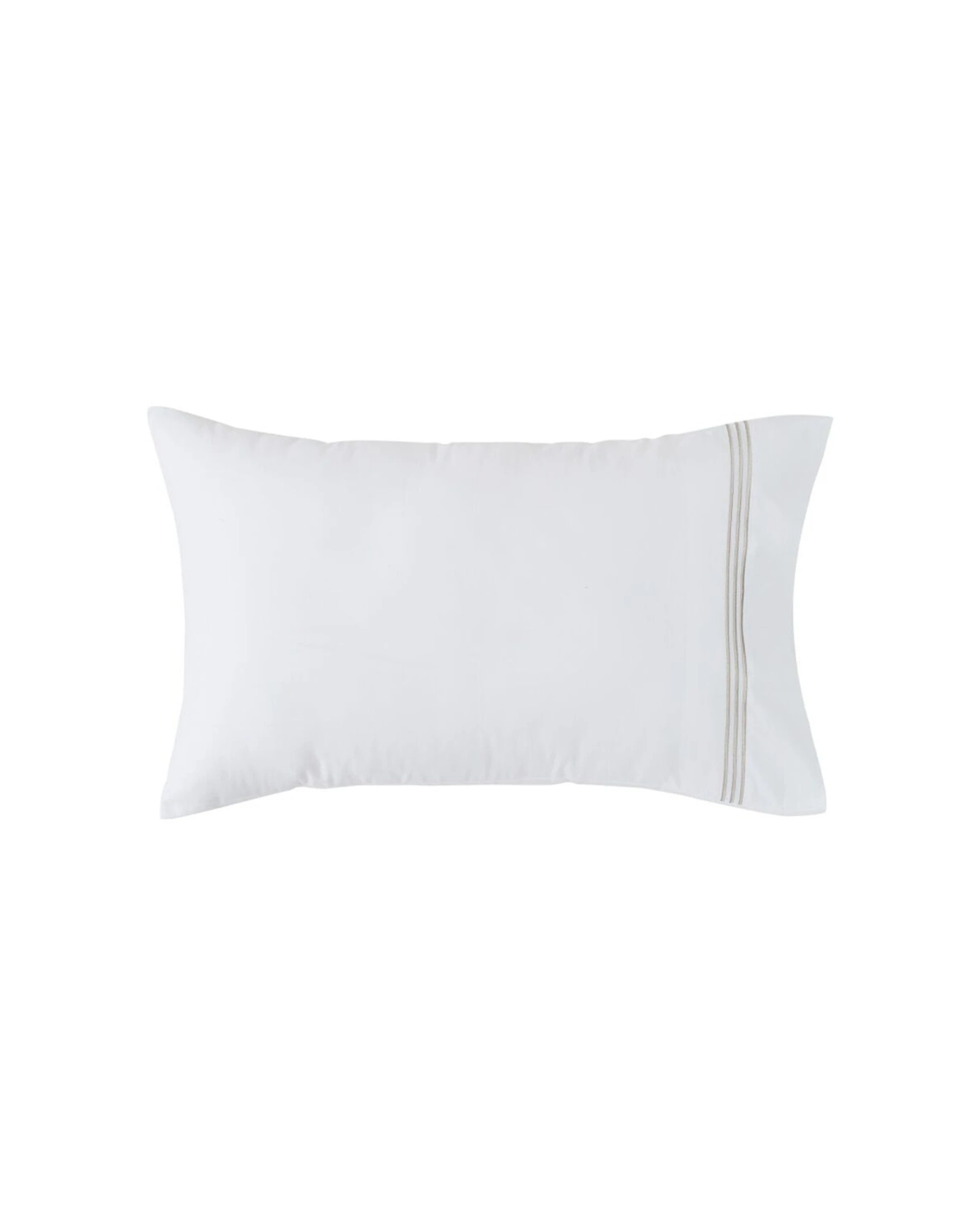 3 Grosvenor House 2x 2pc 500TC Hotel Embroidered Standard Pillowcases - Multi, 3 of 3