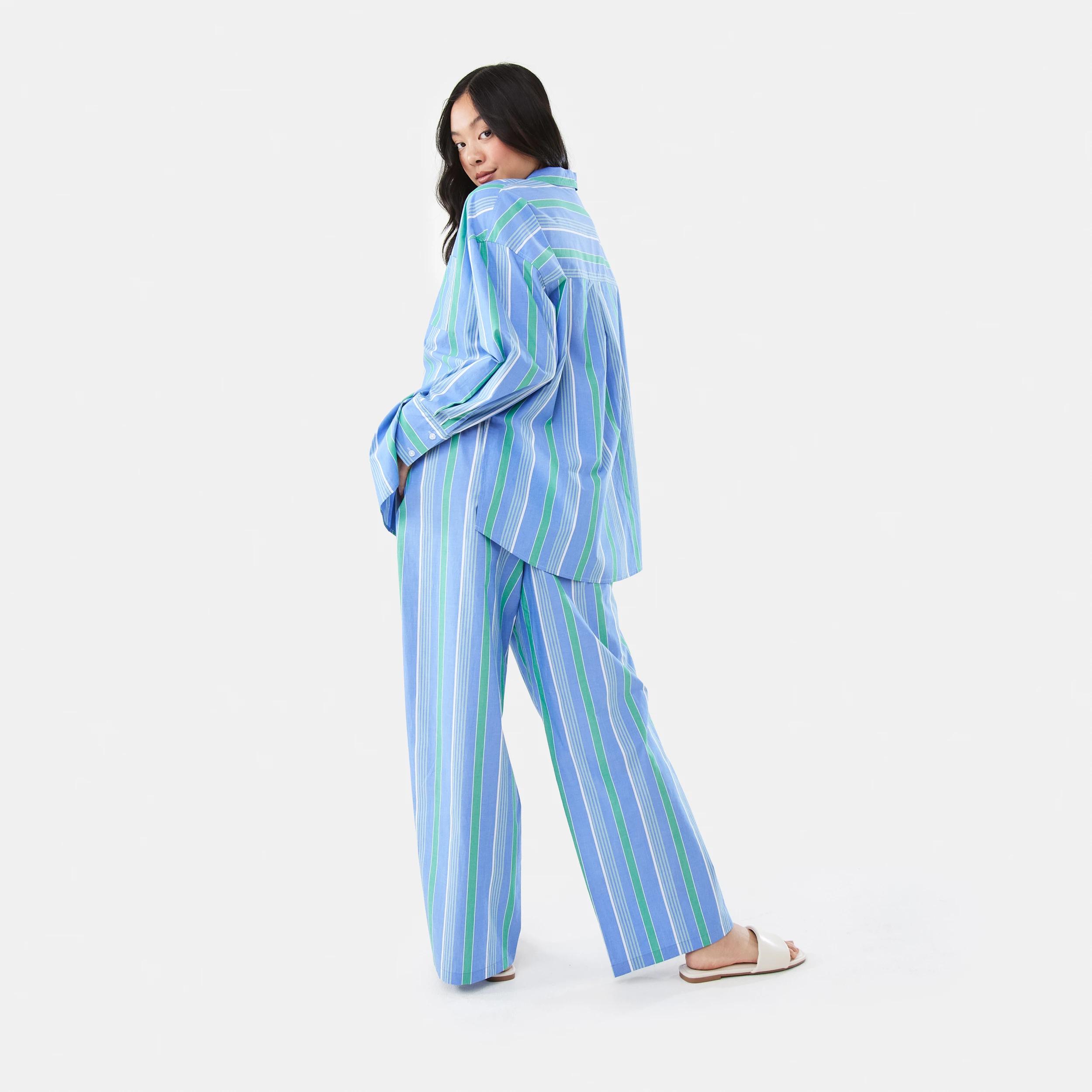 4 Poplin Pants POP STRIPE BLUE MARINE, 4 of 9