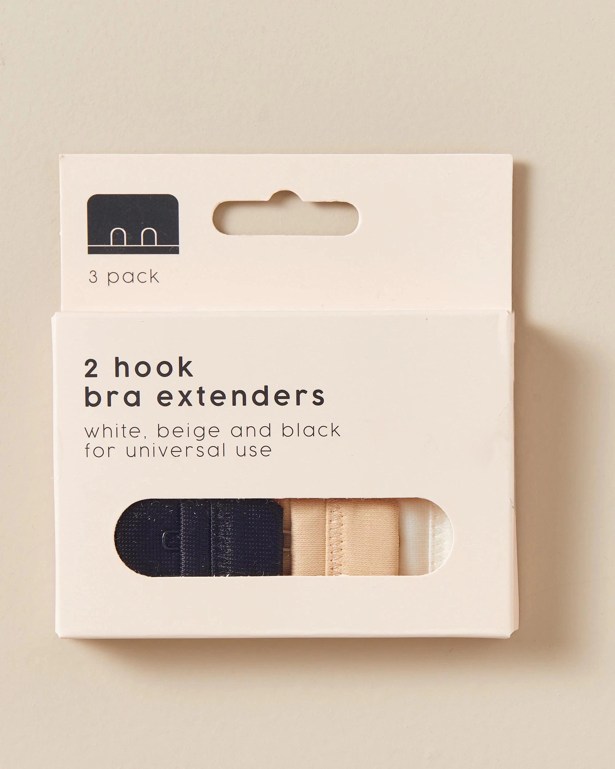 3 Target 3 Pack Bra Extender - 2 Hook BLACK, 3 of 5
