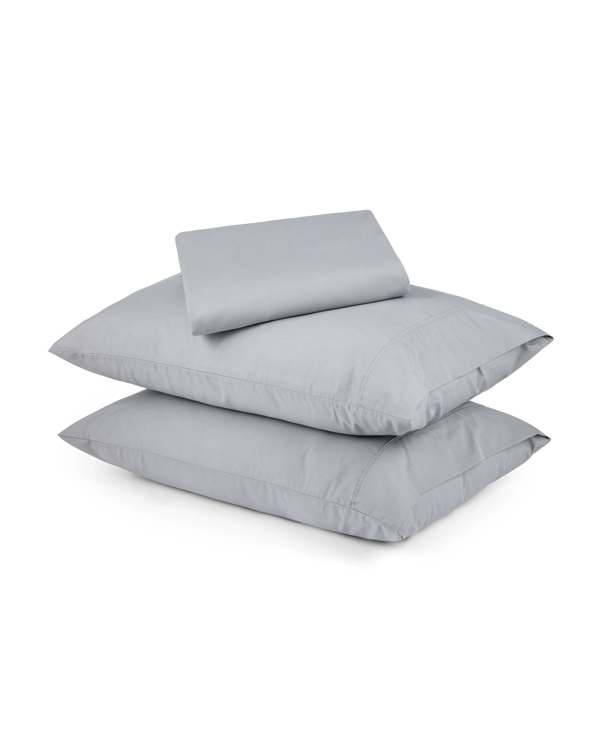 4 250 Thread Count Cotton Rich Sheet Set - Double Bed, Light Grey, 4 of 10
