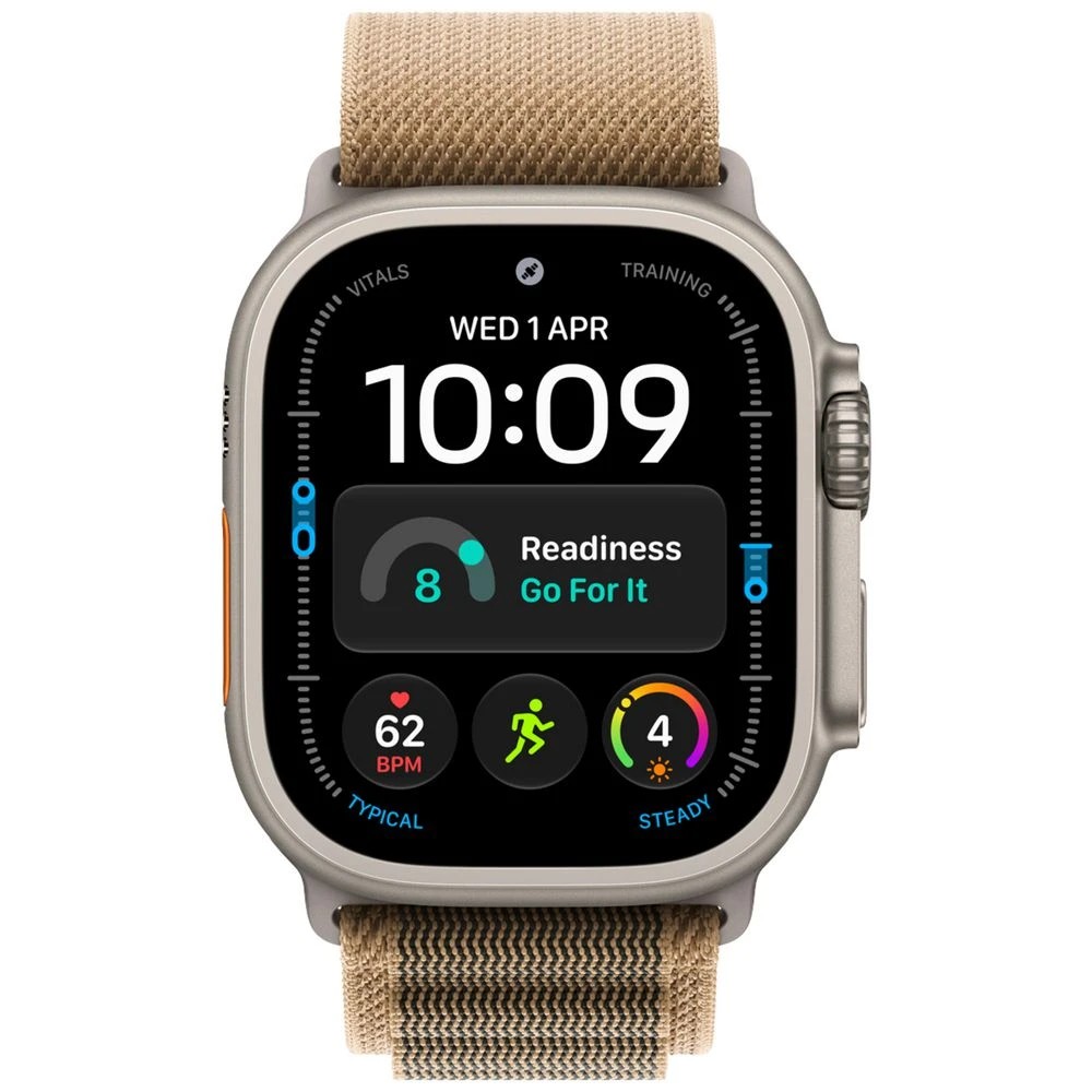 Apple Watch Ultra 4 Natural Titanium 49mm Desert Alpine Loop - Kmart