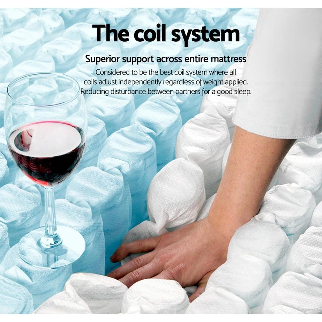 5 Giselle Bedding 30cm Mattress Medium Firm Single - Single Bed - Multi, 5 of 7