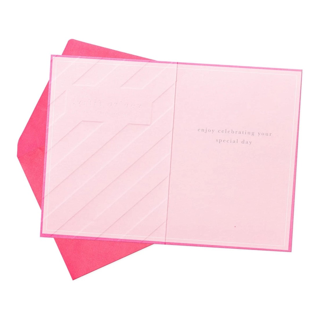 2 Hallmark Birthday Card for Her Age 50 - Gold Stripes, 2 of 3