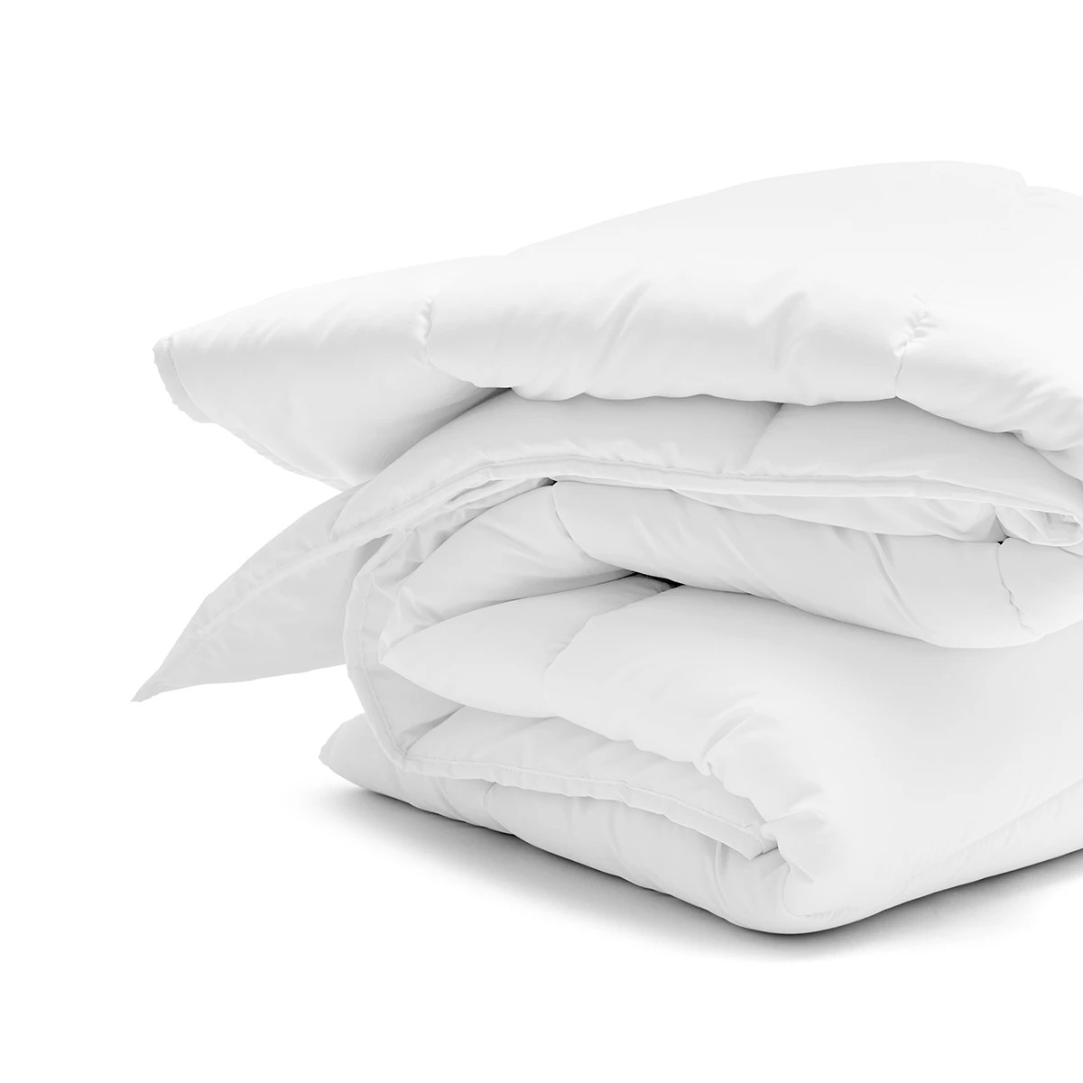 2 High Warmth Allergy Sensitive Soft Comfort Quilt - King Bed, White, 2 of 6