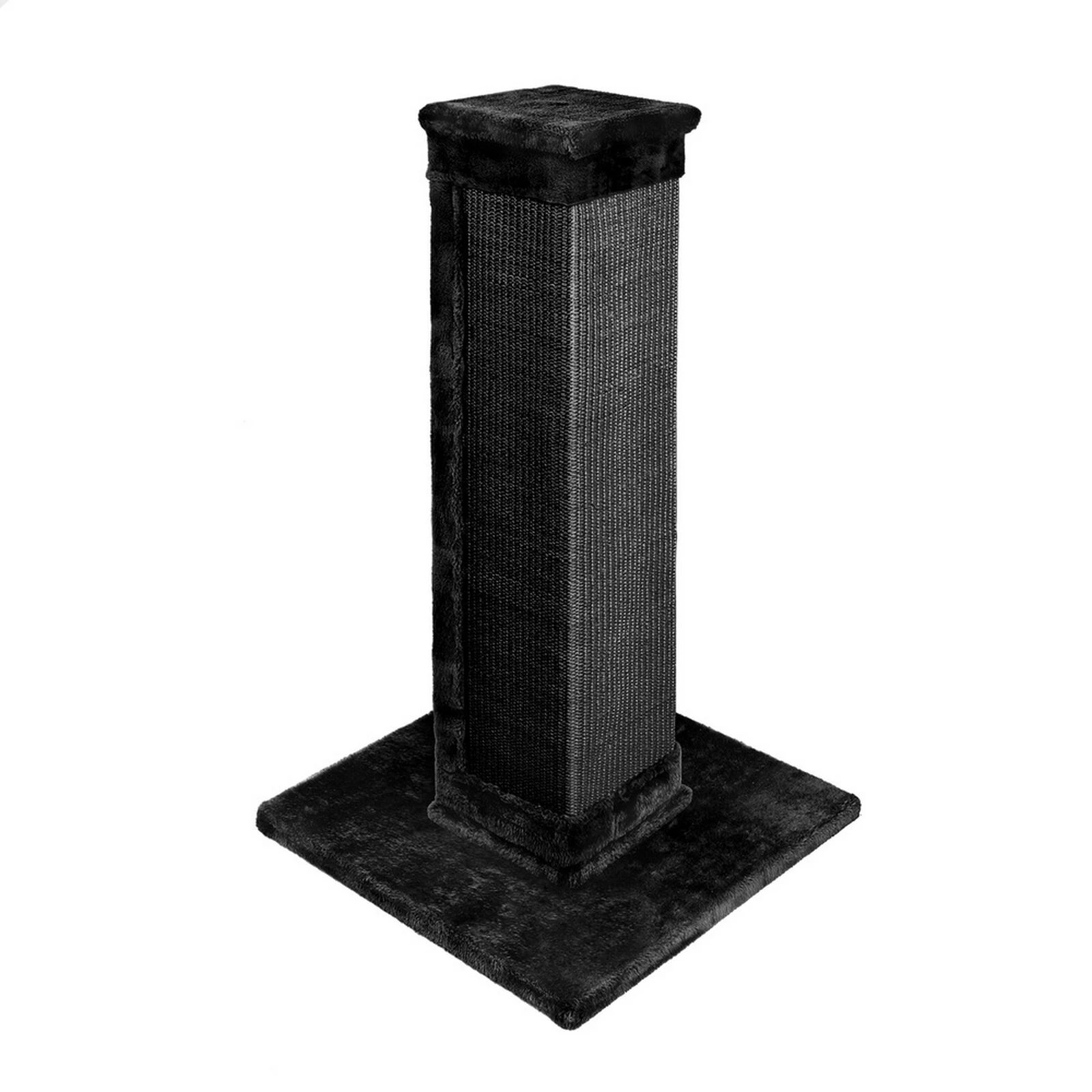 1 Beastie Cat Tree Scratcher Tower Scratching Post Condo House Furniture Wood 92cm - Black, 1 of 5