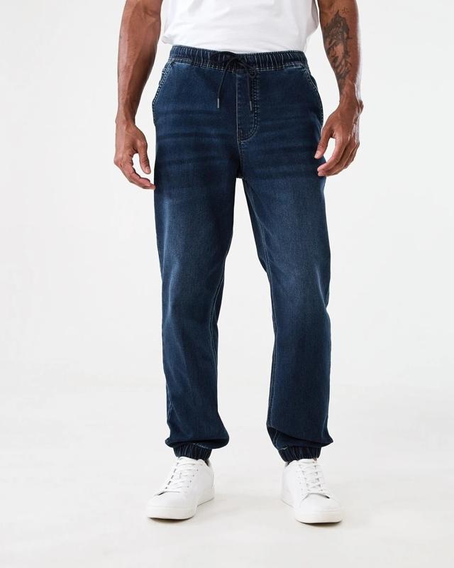 Cuffed Denim Jog