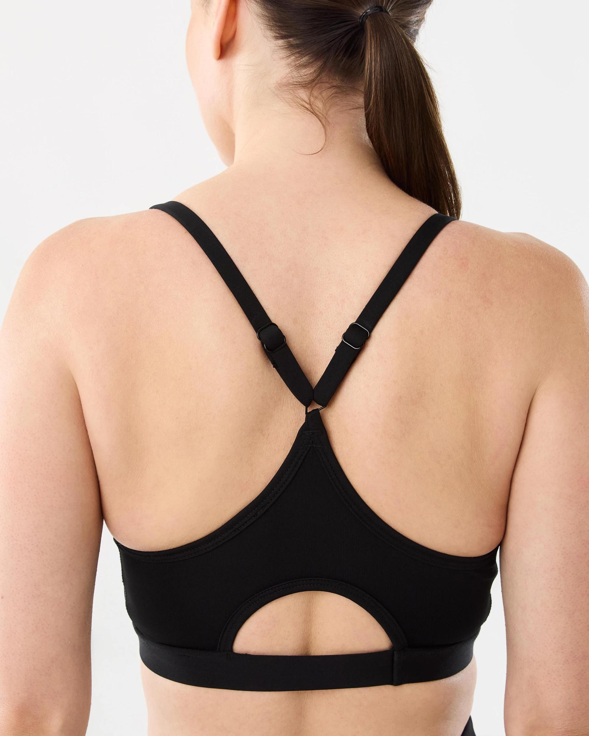 6 Active Womens Moulded Balance Crop Black, 6 of 6