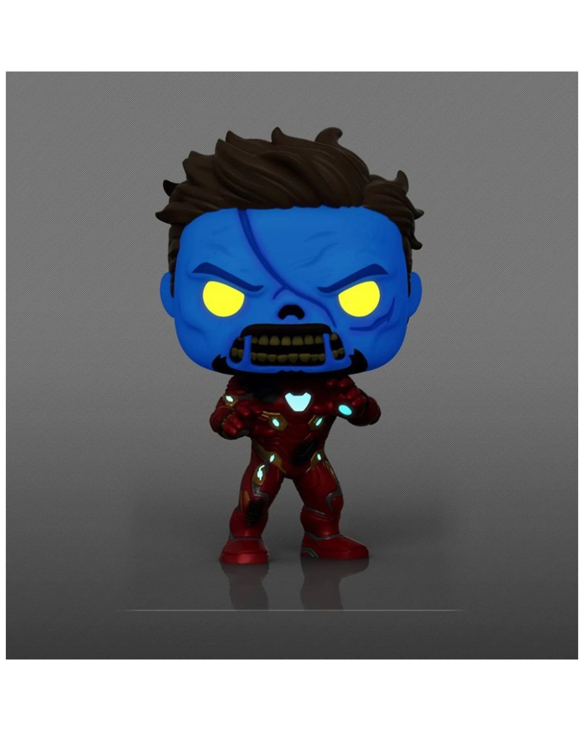 3 Pop Vinyl Figurine What If - Zombie Iron Man Glow Collectible 10cm Vinyl - Multi, 3 of 3