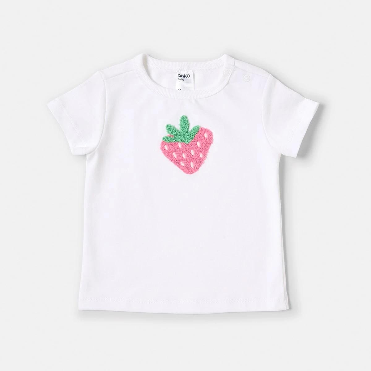 1 Applique T-shirt Strawberry, 1 of 3