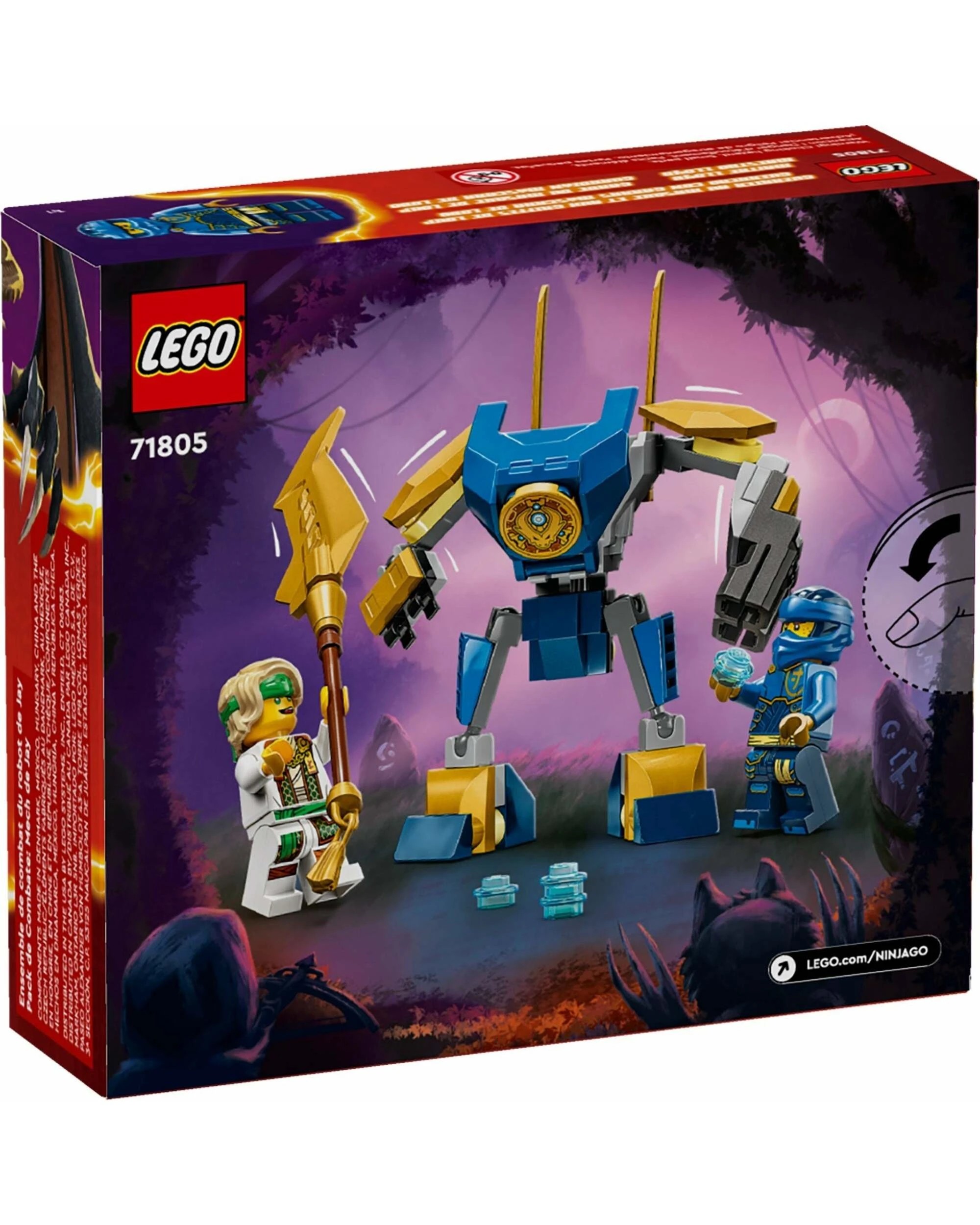 4 LEGO Ninjago 71805 Jay's Mech Battle Pack, 4 of 5