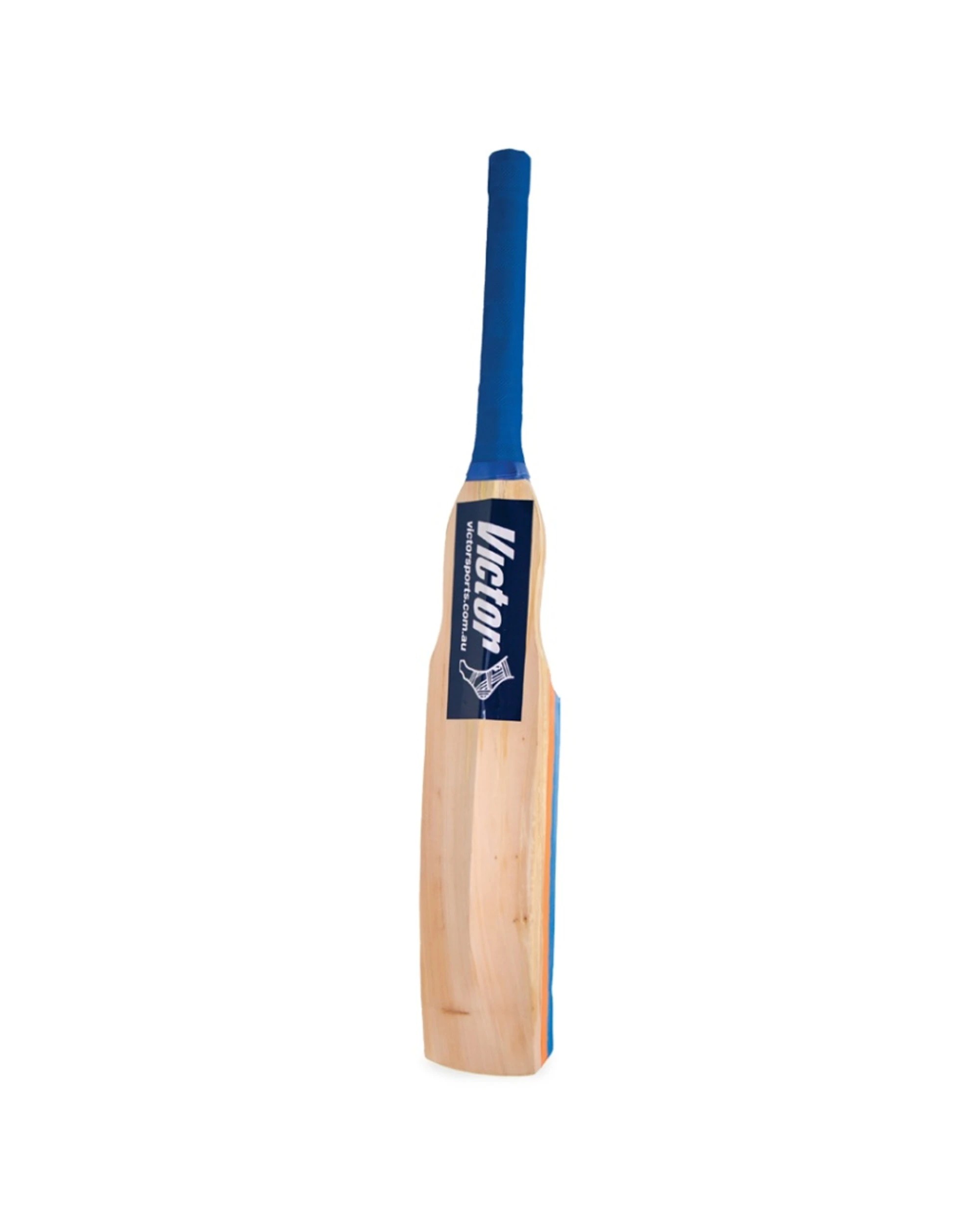 3 Victor Cricket Skyer Fielding Bat Kashmir Willow Rubber Foam Training - Blue, 3 of 4