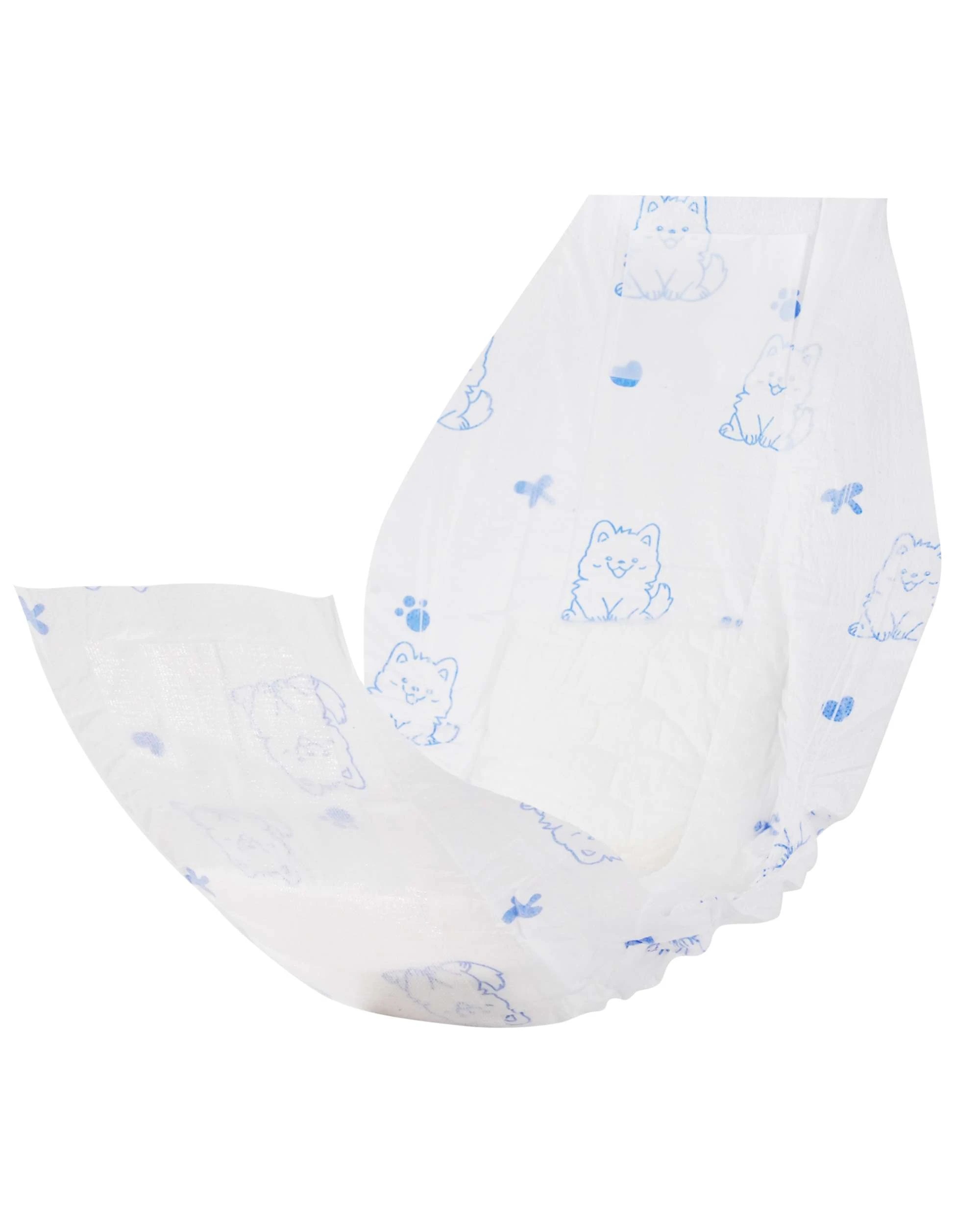 6 Advwin 50 Pack Male Dog Puppy Pet Diapers Dog Nappies--L, 6 of 8