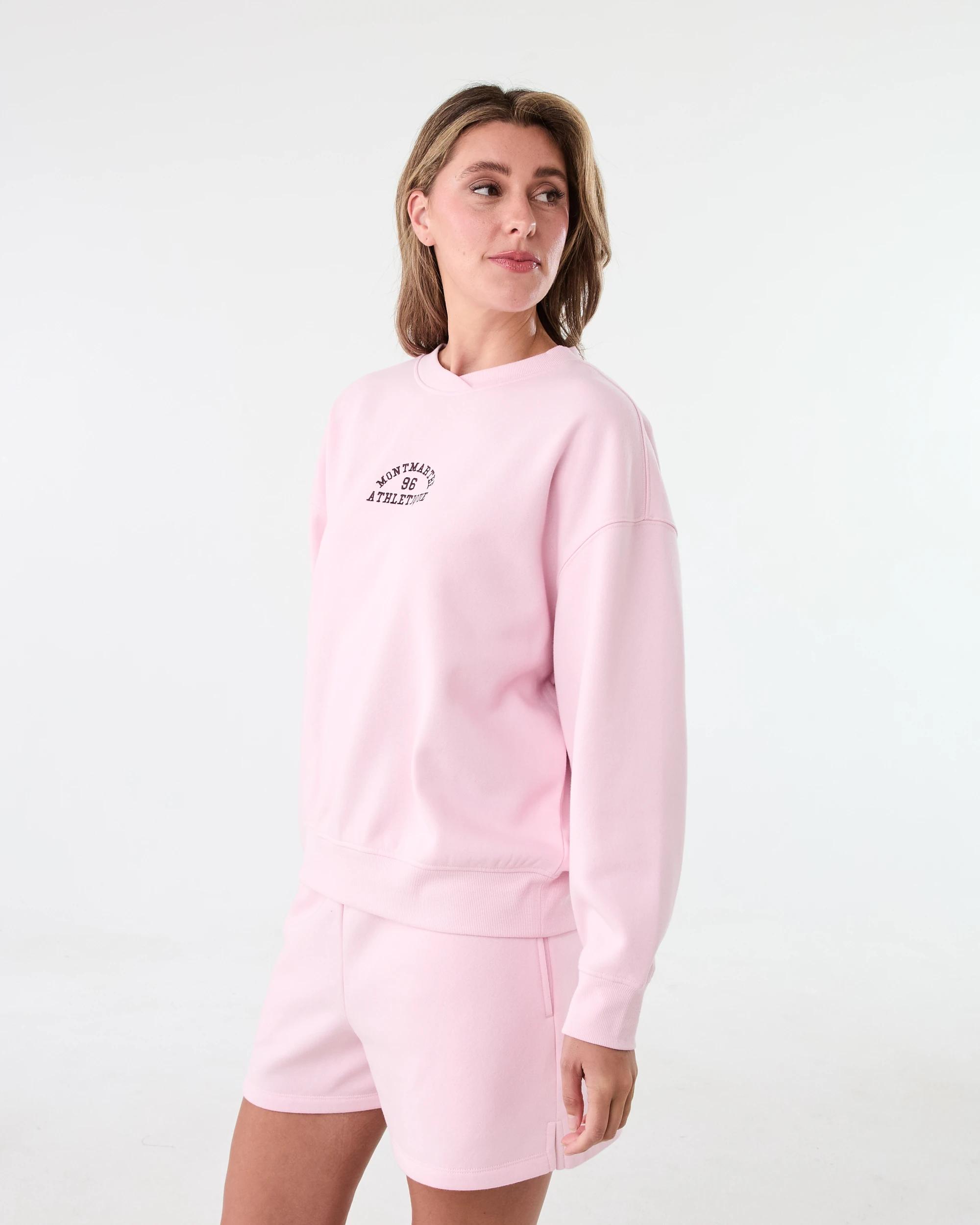 2 V-neck Sweatshirt Dess Pnk, 2 of 7