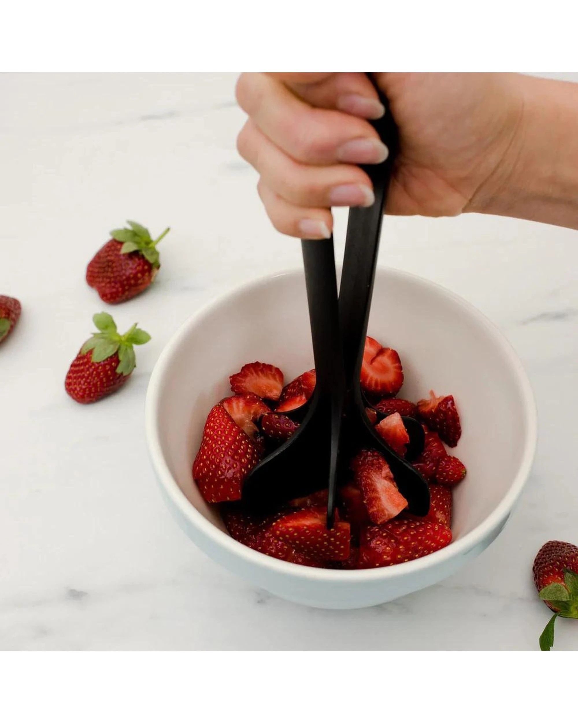 3 Hackit Kitchen Crusher Chopping Utensil Red Set of 2, 3 of 4