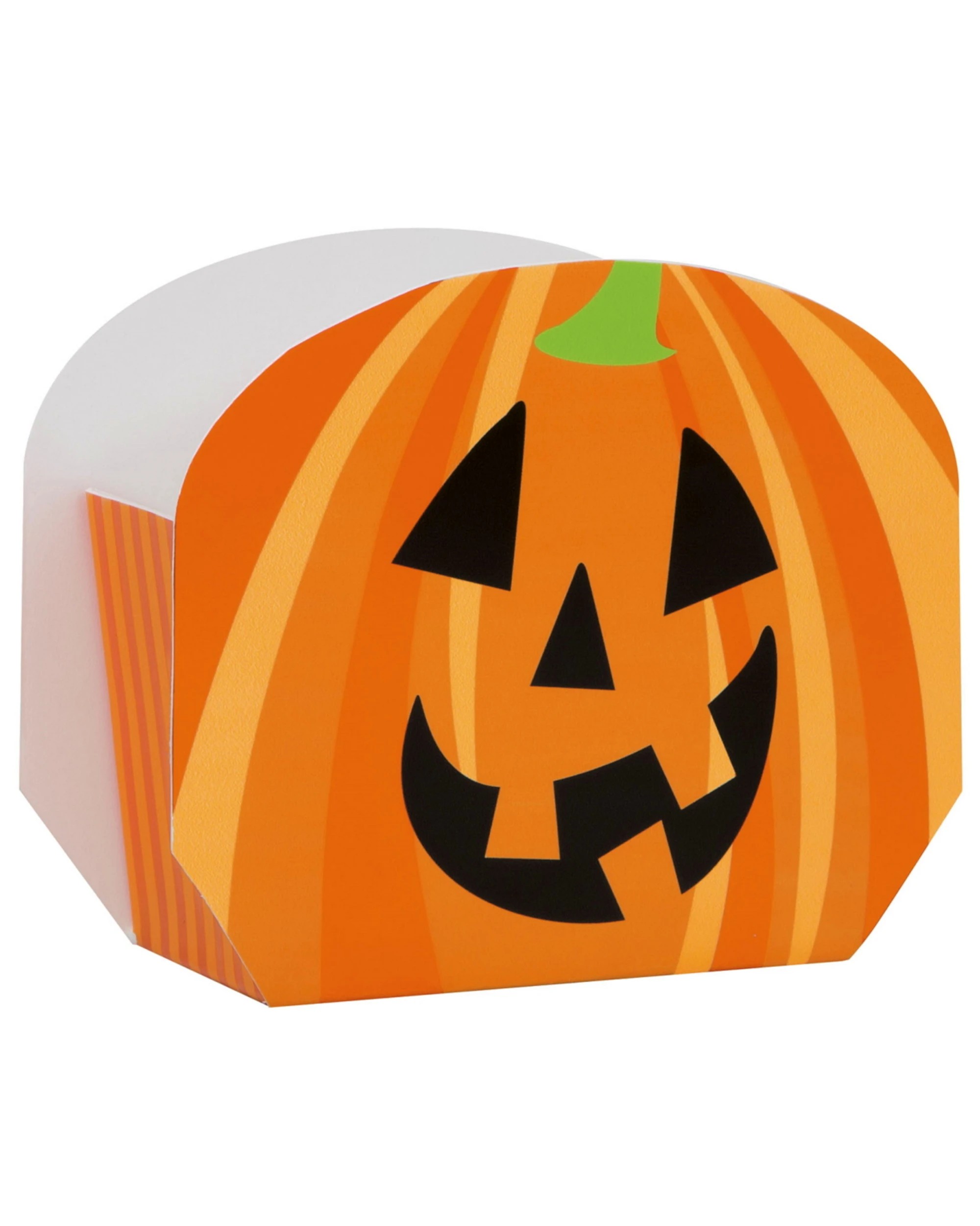 1 Unique Pumpkin Favour Boxes Pack of 8 - Orange, 1 of 3