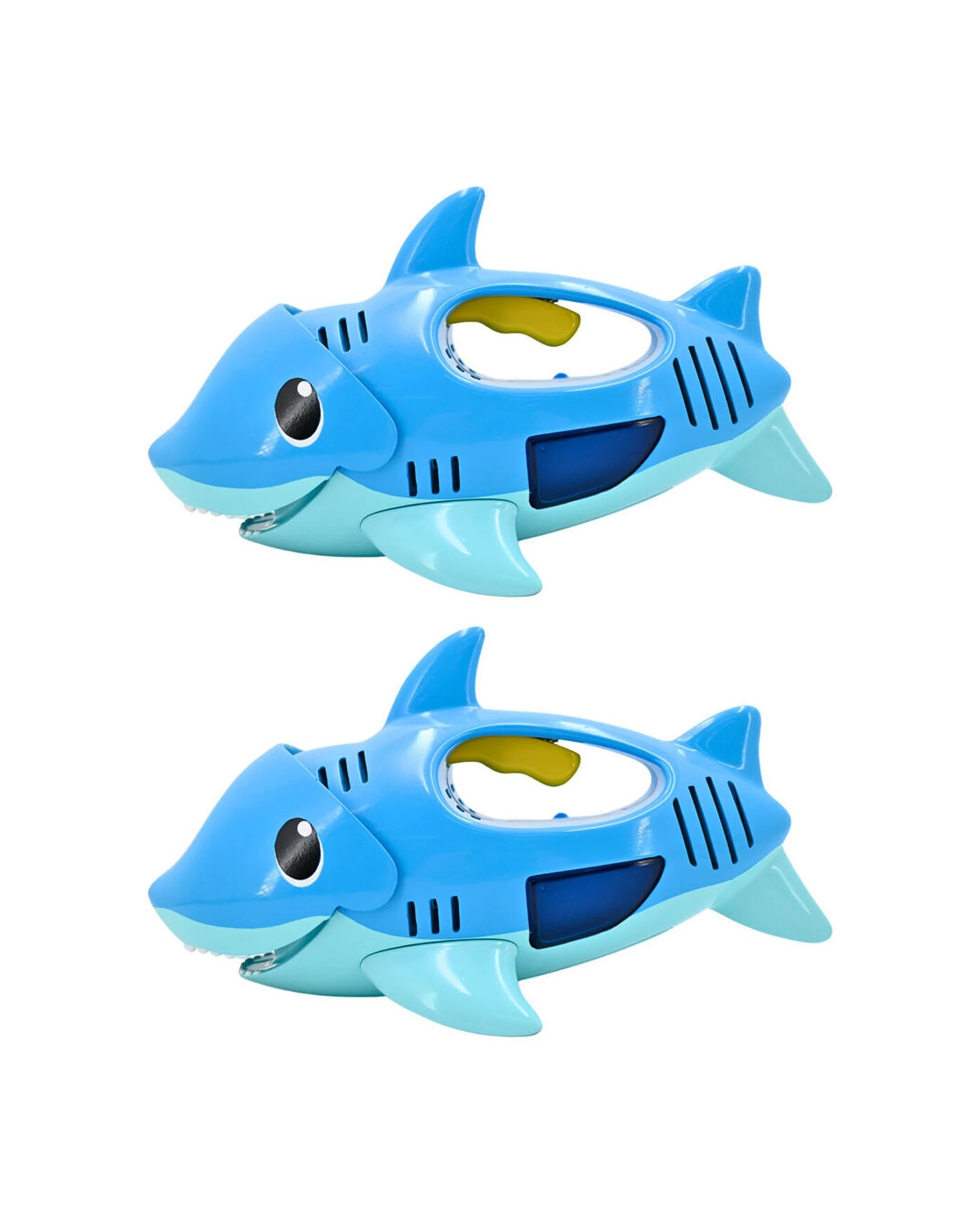 1 Maxx Bubbles 2PK Handheld Shark Bubble Blower With Music Kids Outdoor Toy - Blue, 1 of 3