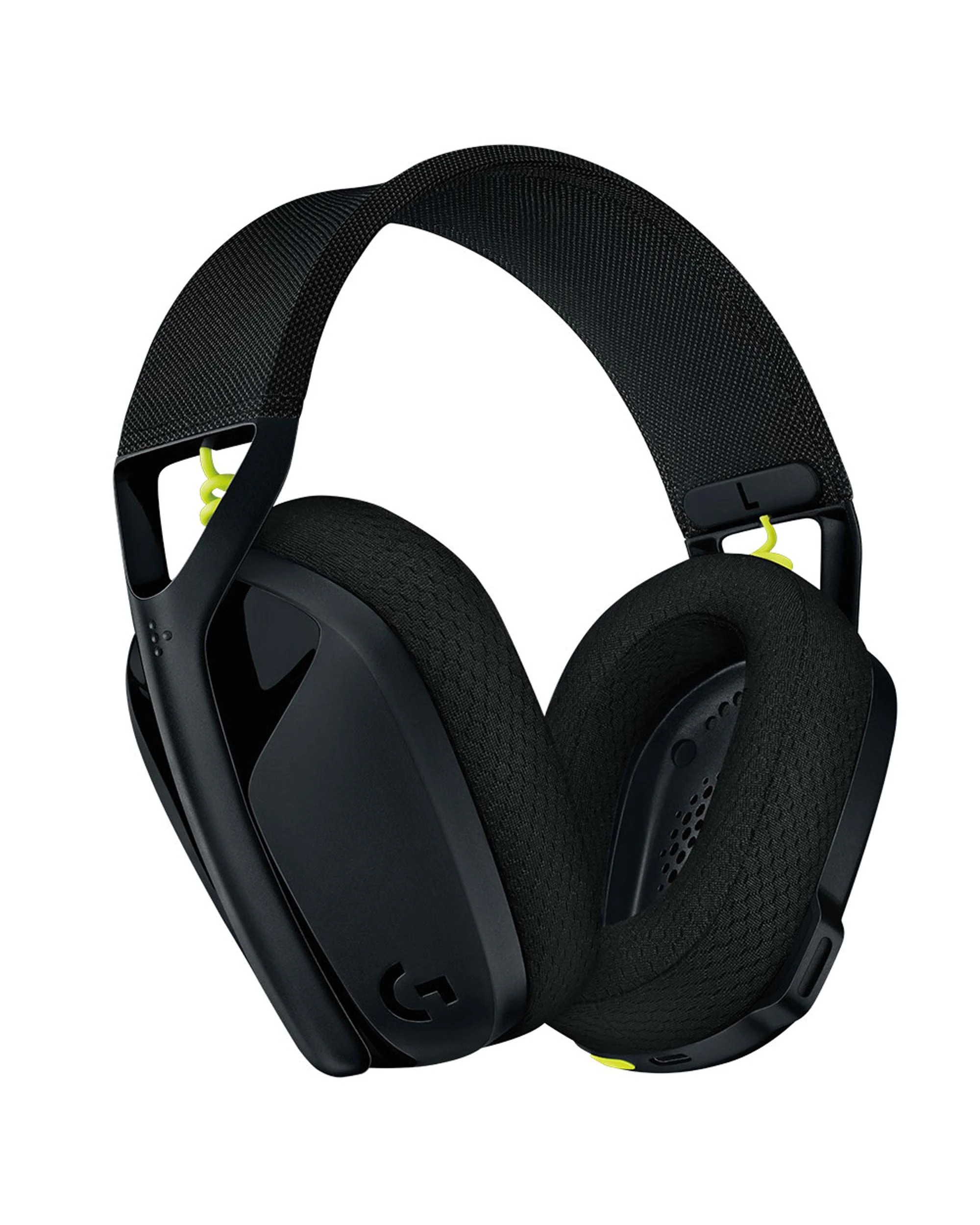 2 Logitech G435 LIGHTSPEED Wireless Gaming Headset - Black and Neon Yellow - Black, 2 of 6