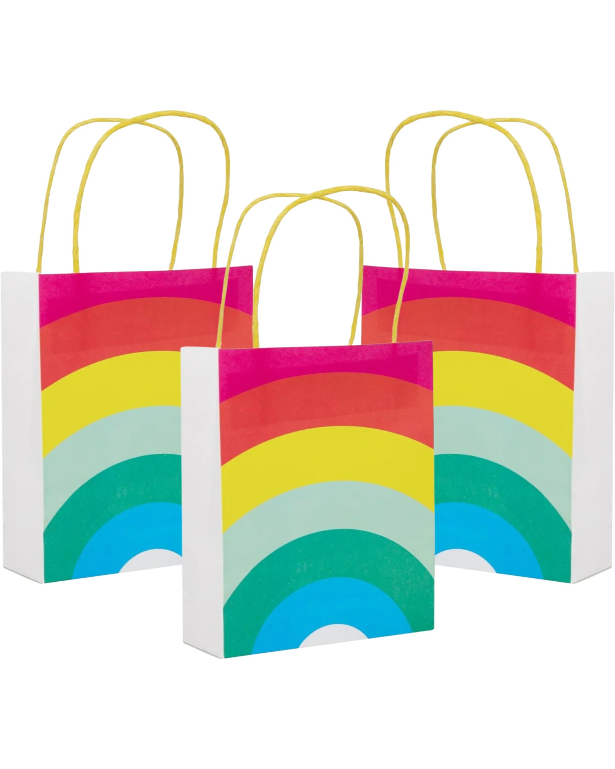1 Talking Tables Birthday Brights Rainbow Paper Gift Bags Pack of 8 - Multi, 1 of 6