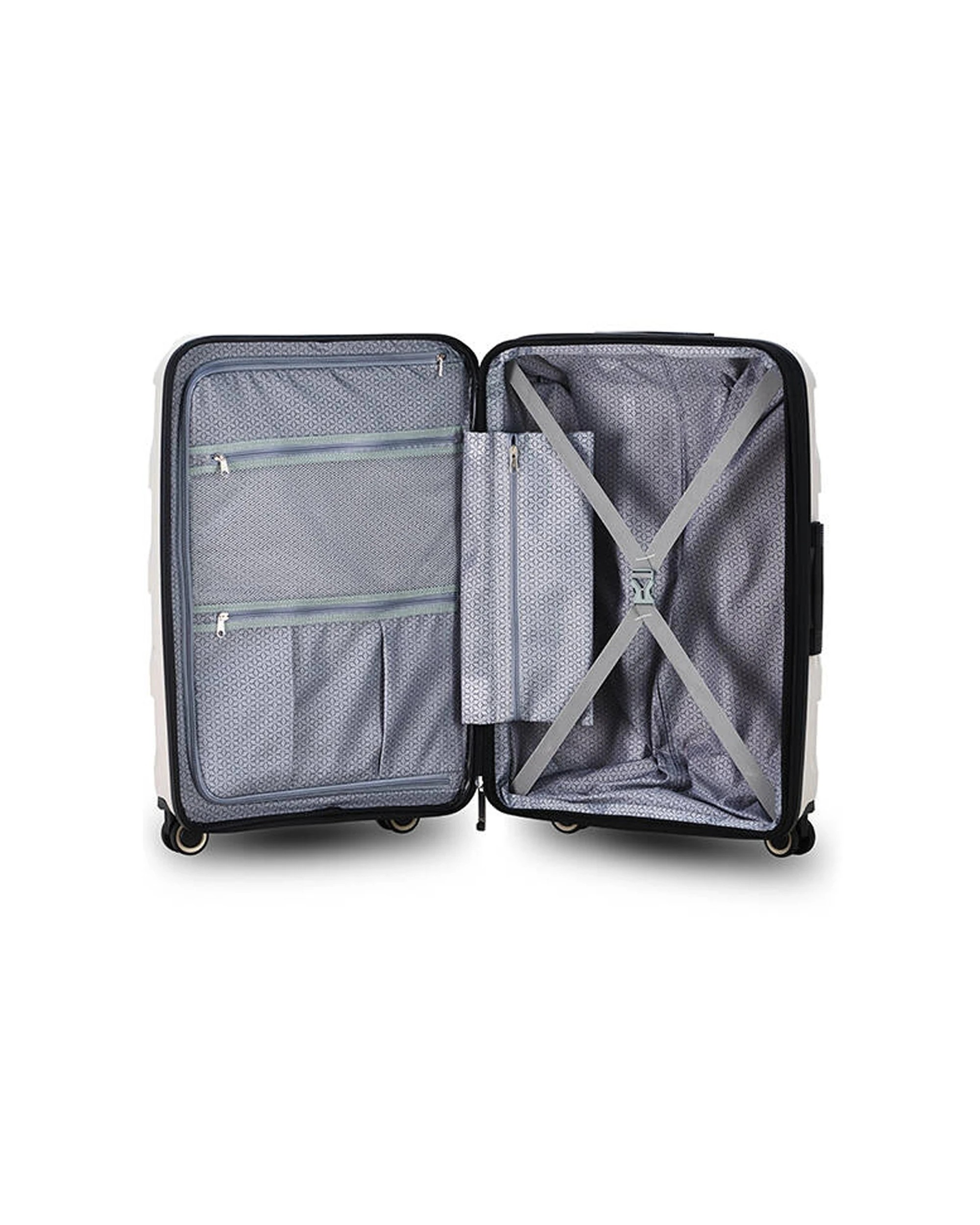 3 Tosca Comet Pp 32" Suitcase Luggage Trolley - Grey, 3 of 4