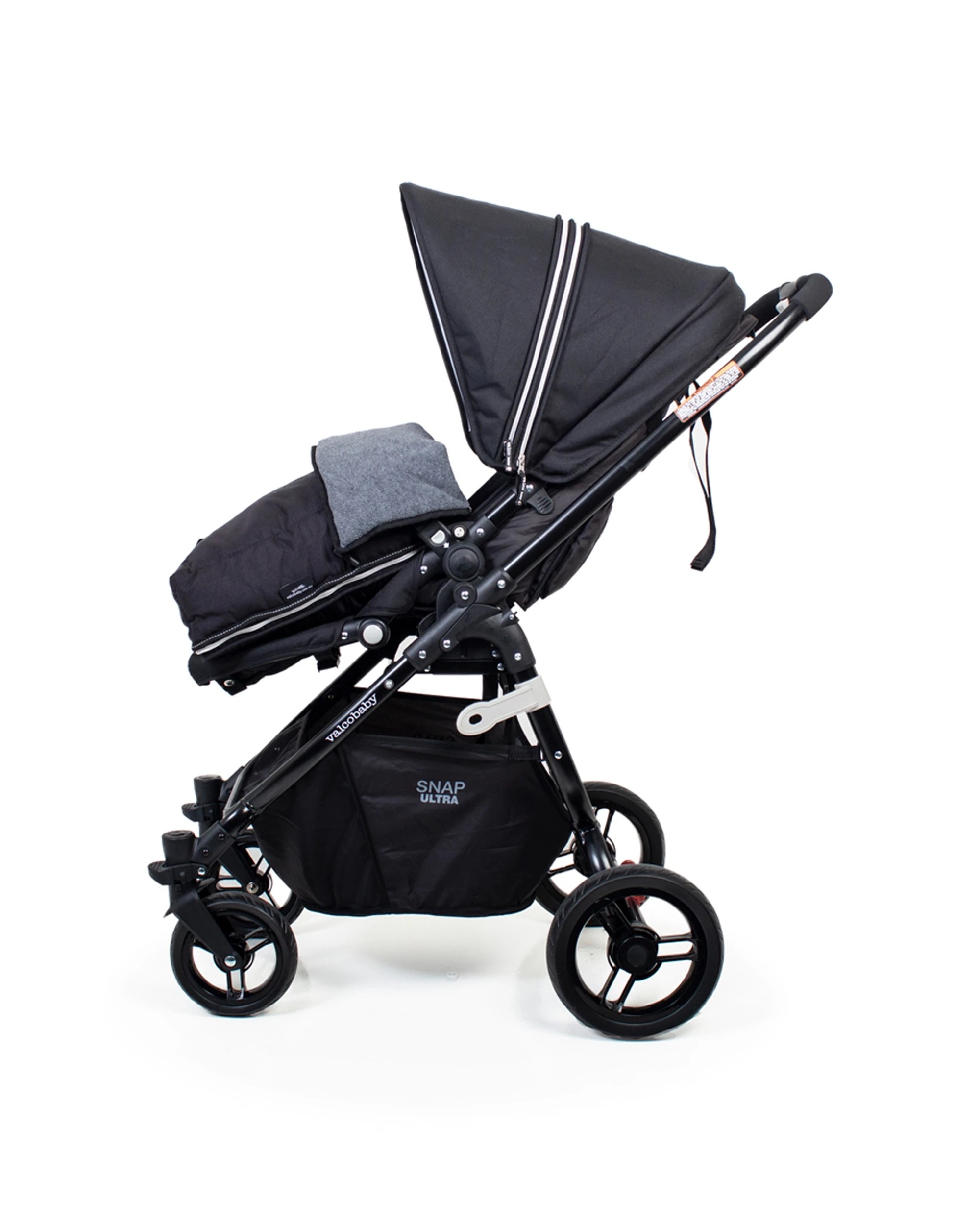 5 ValcoBaby Snug Pram Stroller Liner Footmuff Warm Winter Universal Fit Night - Grey, 5 of 5