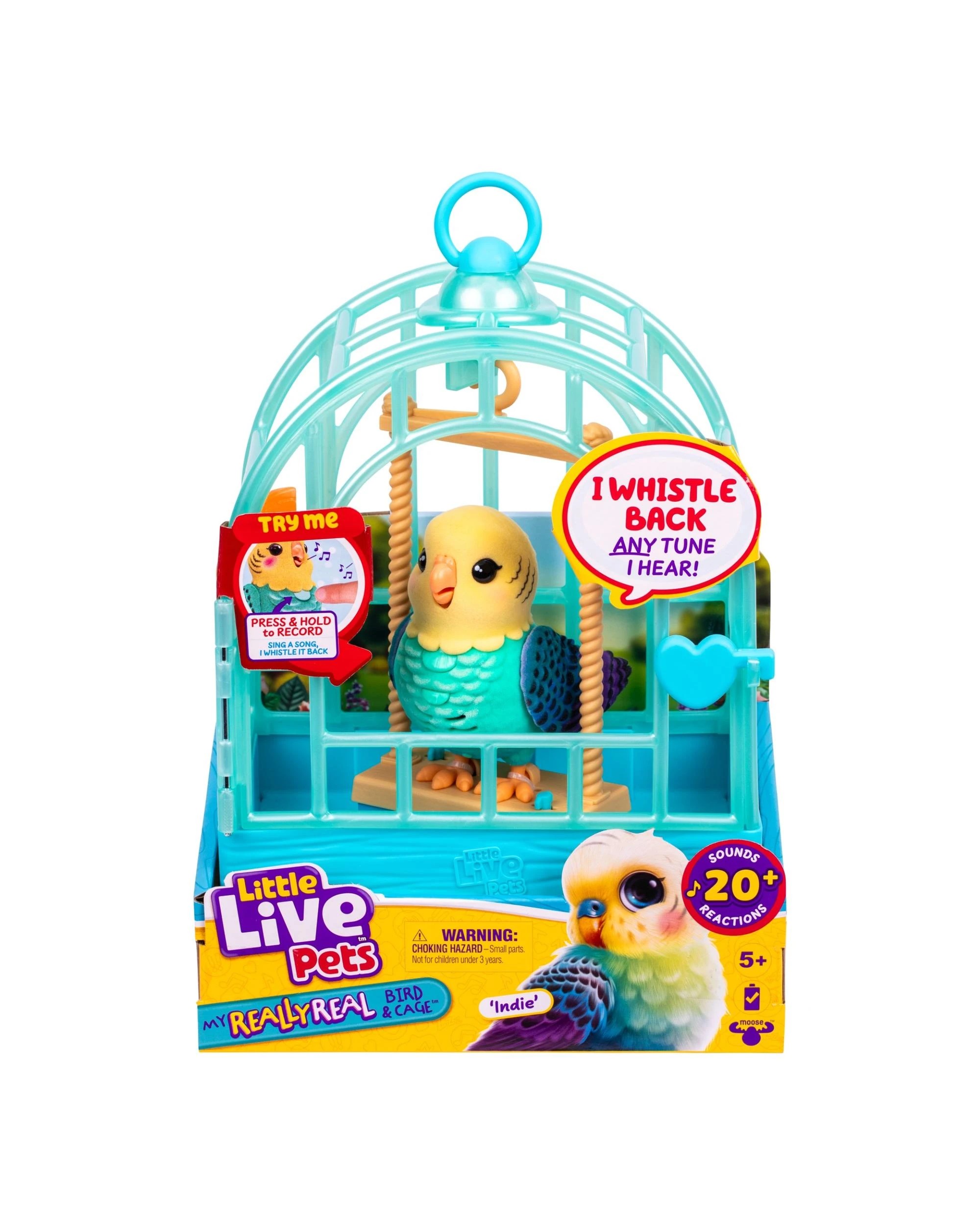 1 Little Live Pets My Really Real Bird and Cage Indie, 1 of 10